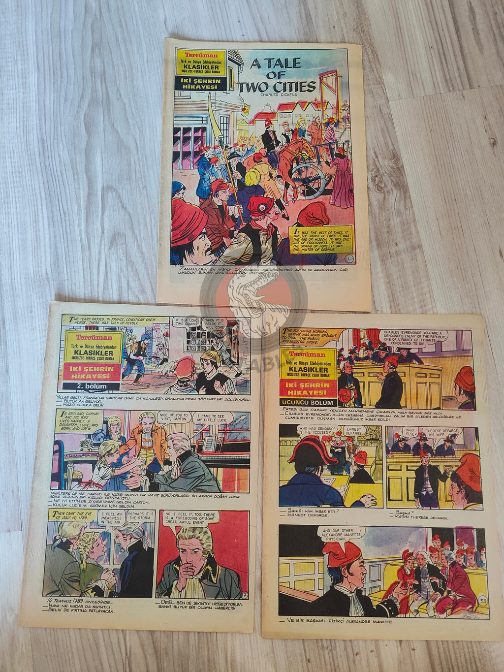 A Tale of Two Cities  – Charles Dickens Turkish Comic Turkey Classics Illustrated