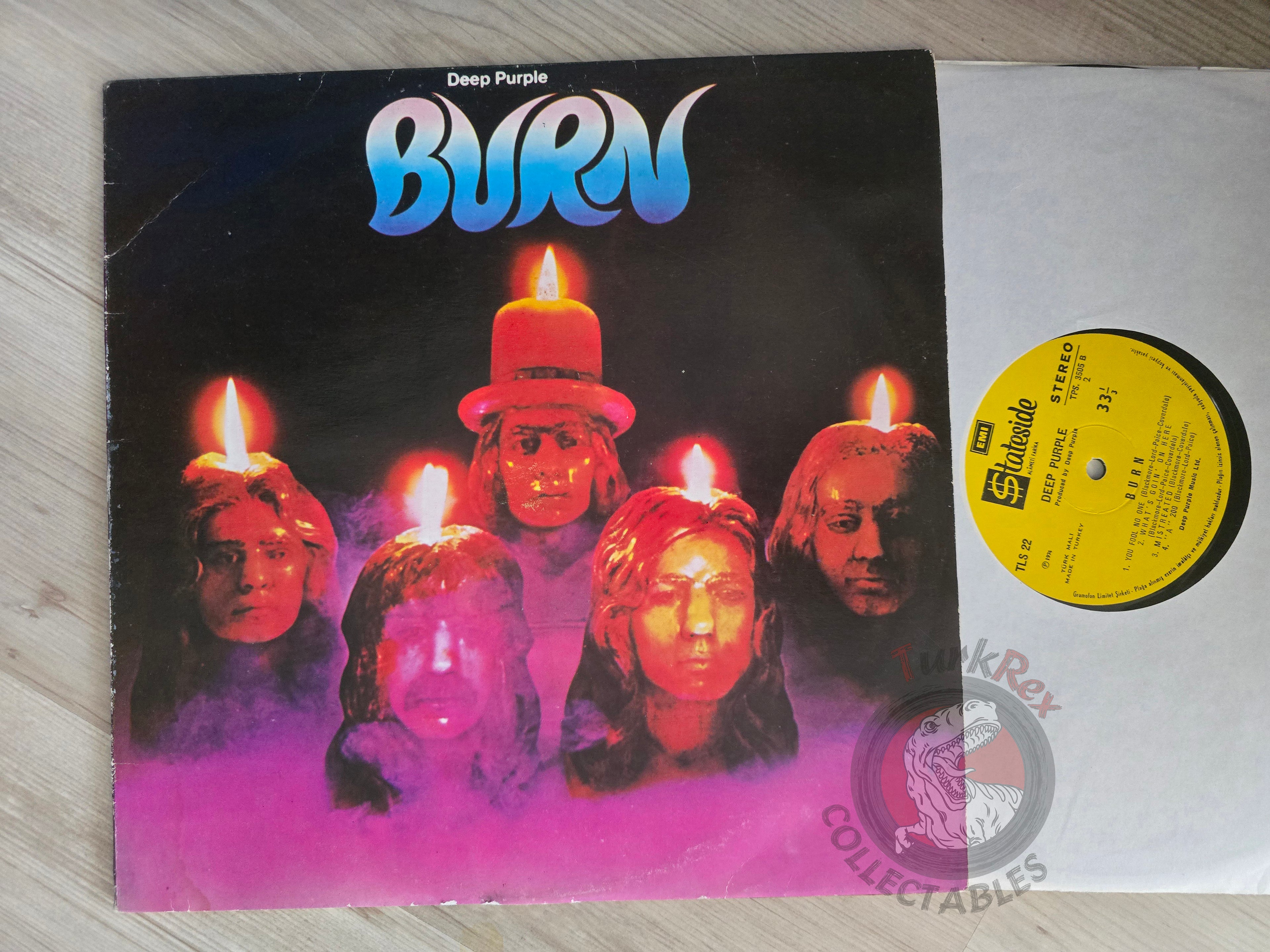 Deep Purple – Burn Turkish Pressing Vinyl Turkey Edition