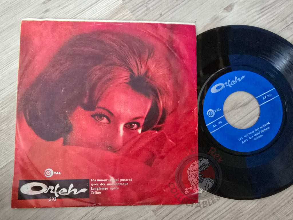 Christophe /  Nino Ferrer / Hugues Aufray 7" Iran Pressing Vinyl Iranian Edition