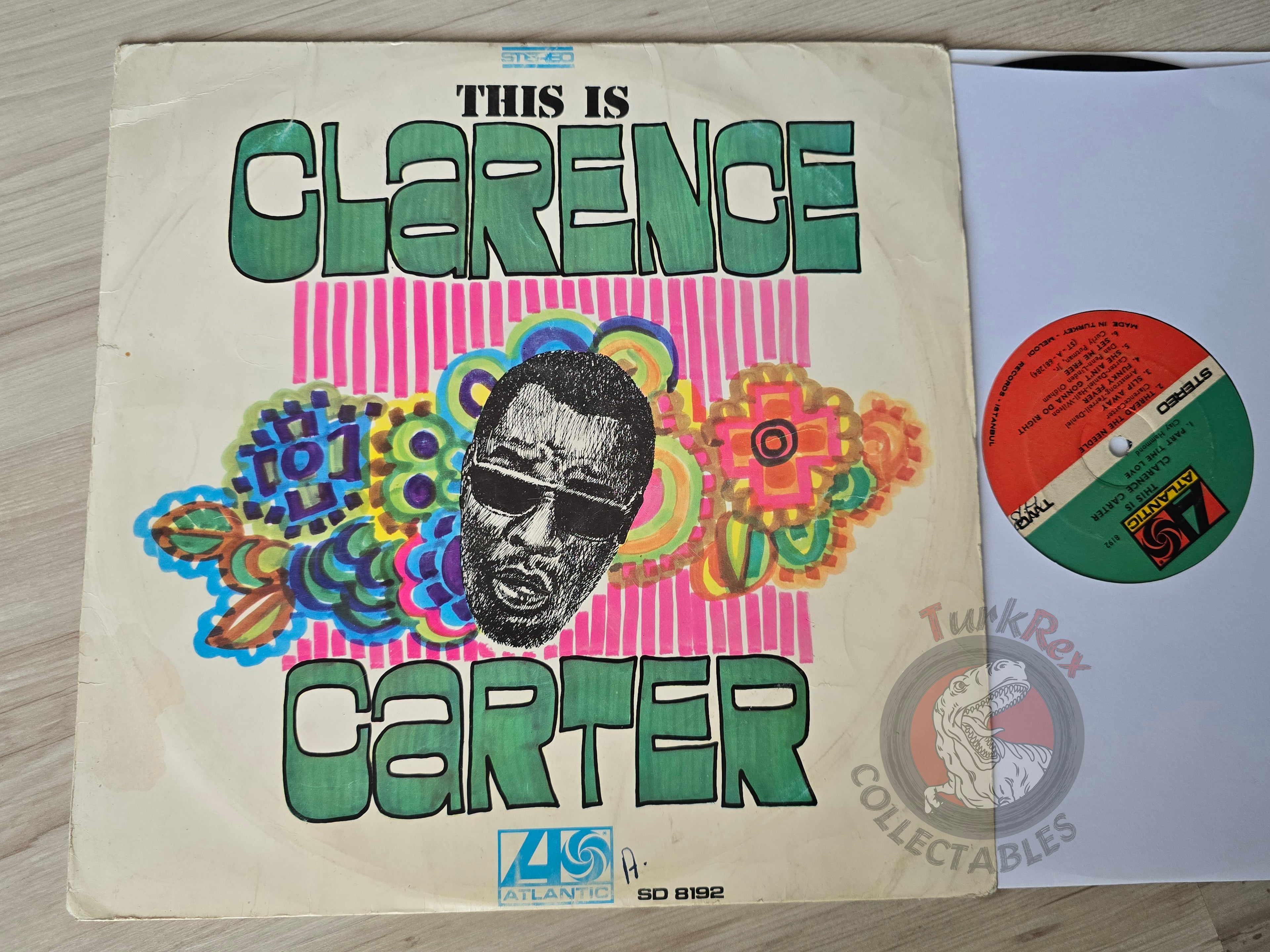 Clarence Carter – This Is Clarence Carter Turkish Pressing Vinyl Turkey Edition