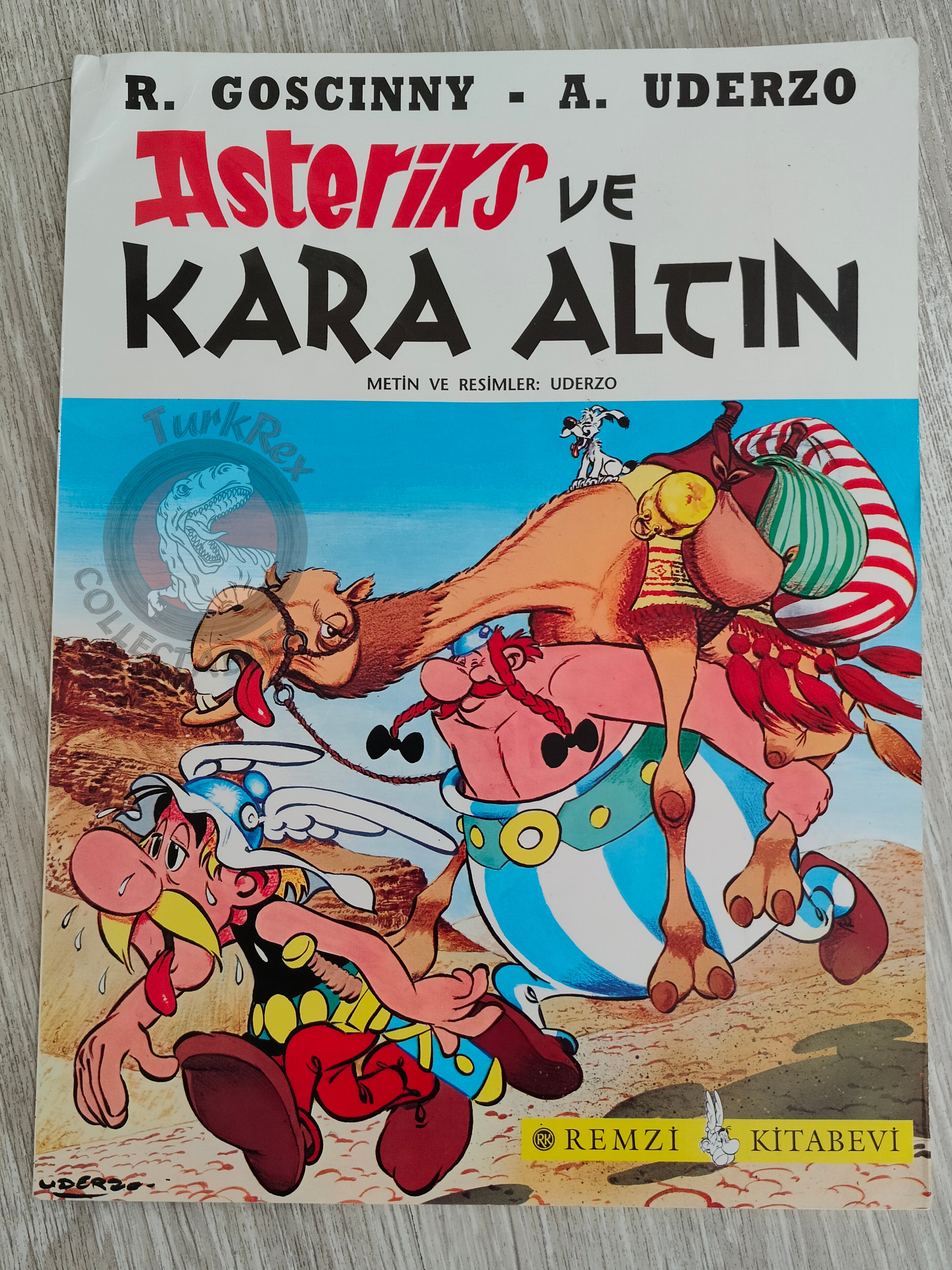 Asterix – Asterix and the Black Gold 1996 1st Edition Turkish Edition Comic Turkey