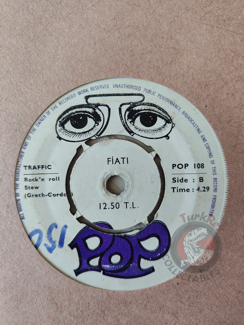 Traffic – Gimme Some Lovin' 7" Turkish Pressing Vinyl Turkey Edition 2