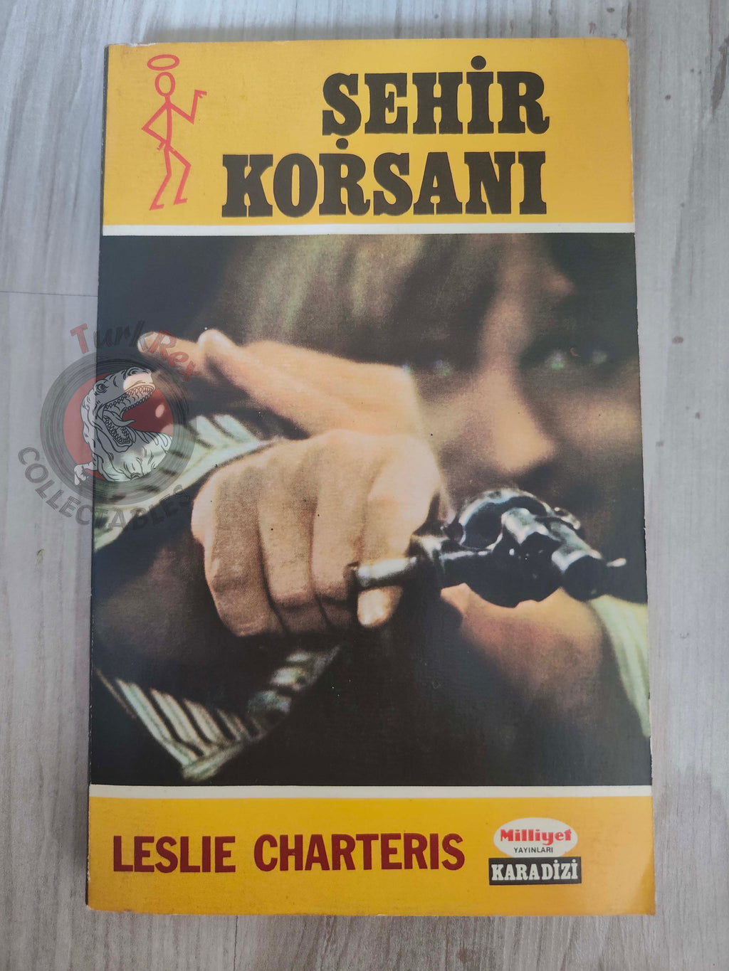 Leslie Charteris – Saint: Knight Templar 1971 1st Turkish Book Turkey
