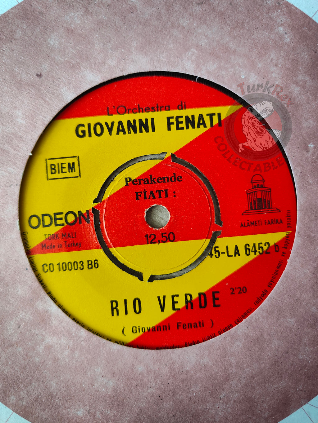 L'Orchestra di Giovanni Fenati – La Muerte 7" Turkish Pressing Vinyl Turkey Edition