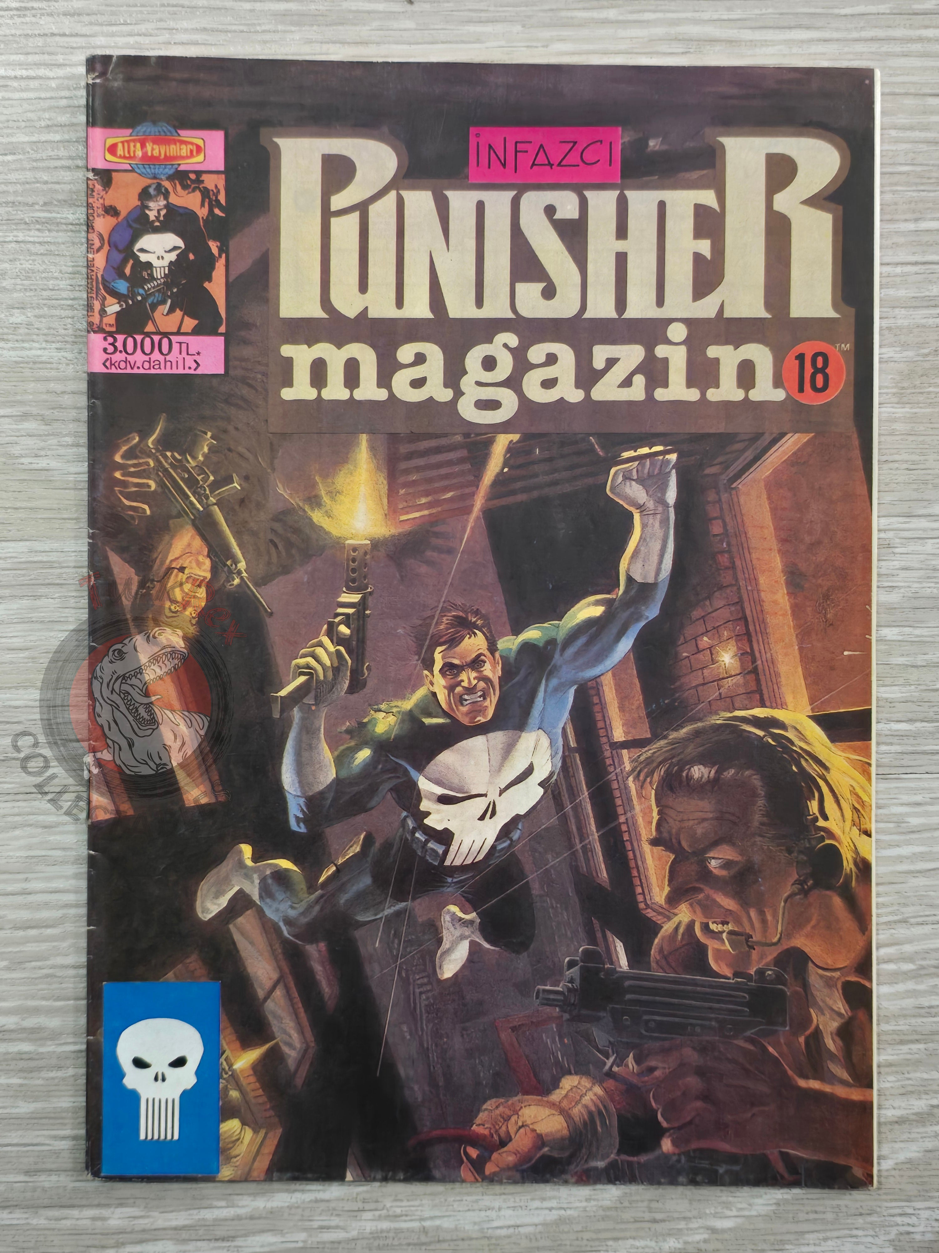 The Punisher #18 1992 Turkish Comic Turkey #1 Magazine #3