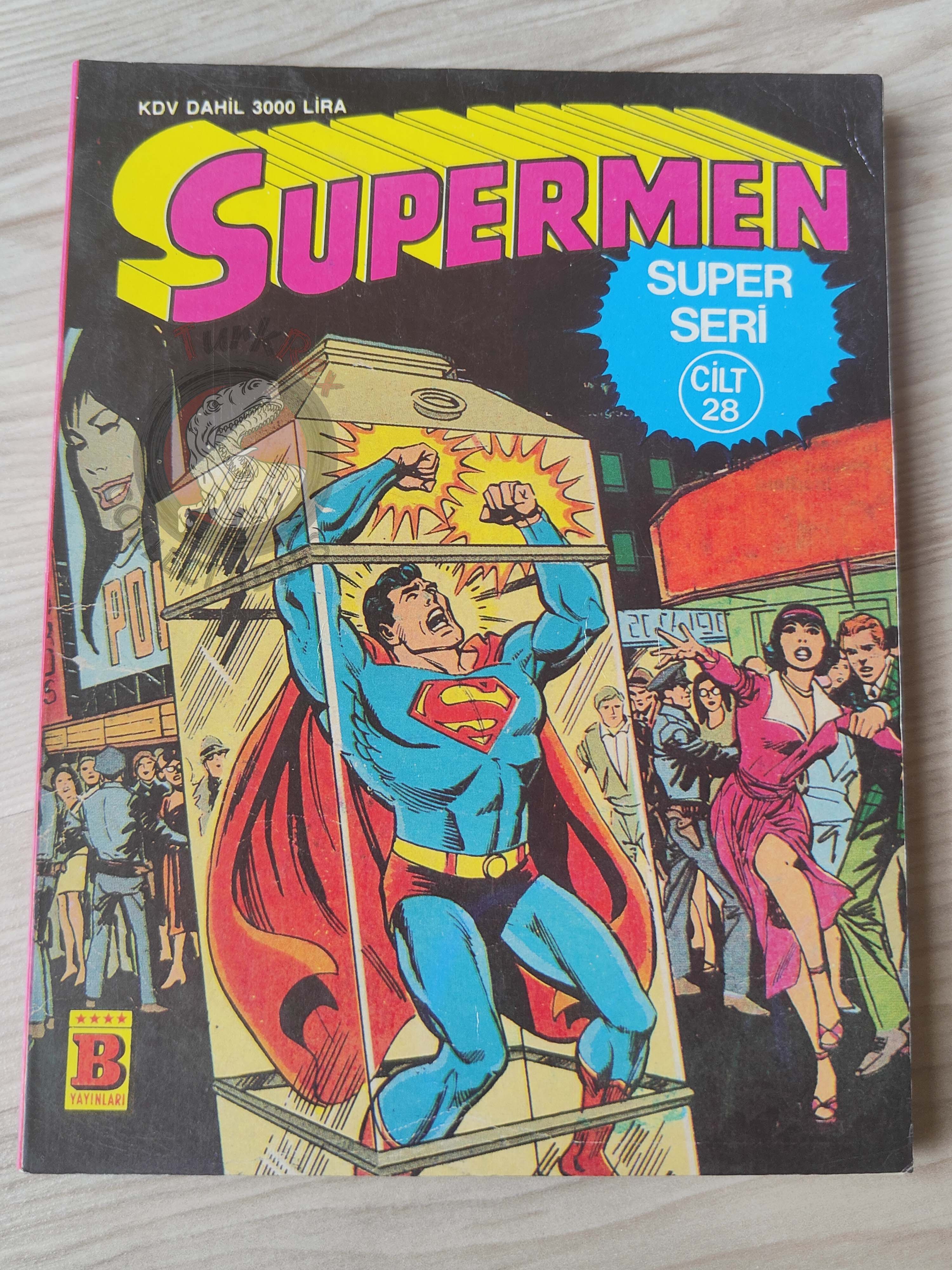 Superman Vol #28 1991 Turkish Comic Turkey Batman Superboy Lois Lane #342