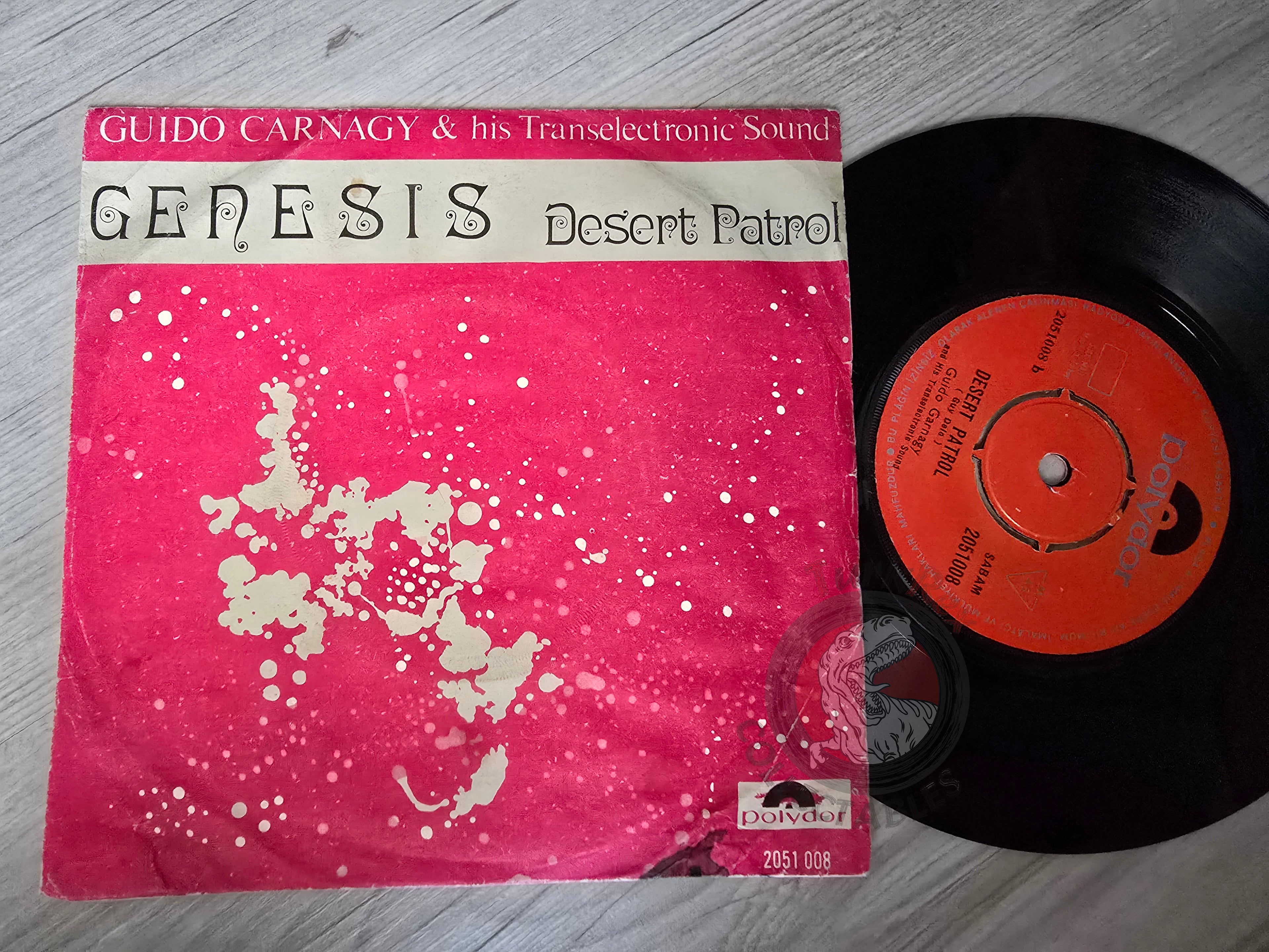 Guido Garnagy – Genesis 7" Turkish Pressing Vinyl Turkey Edition