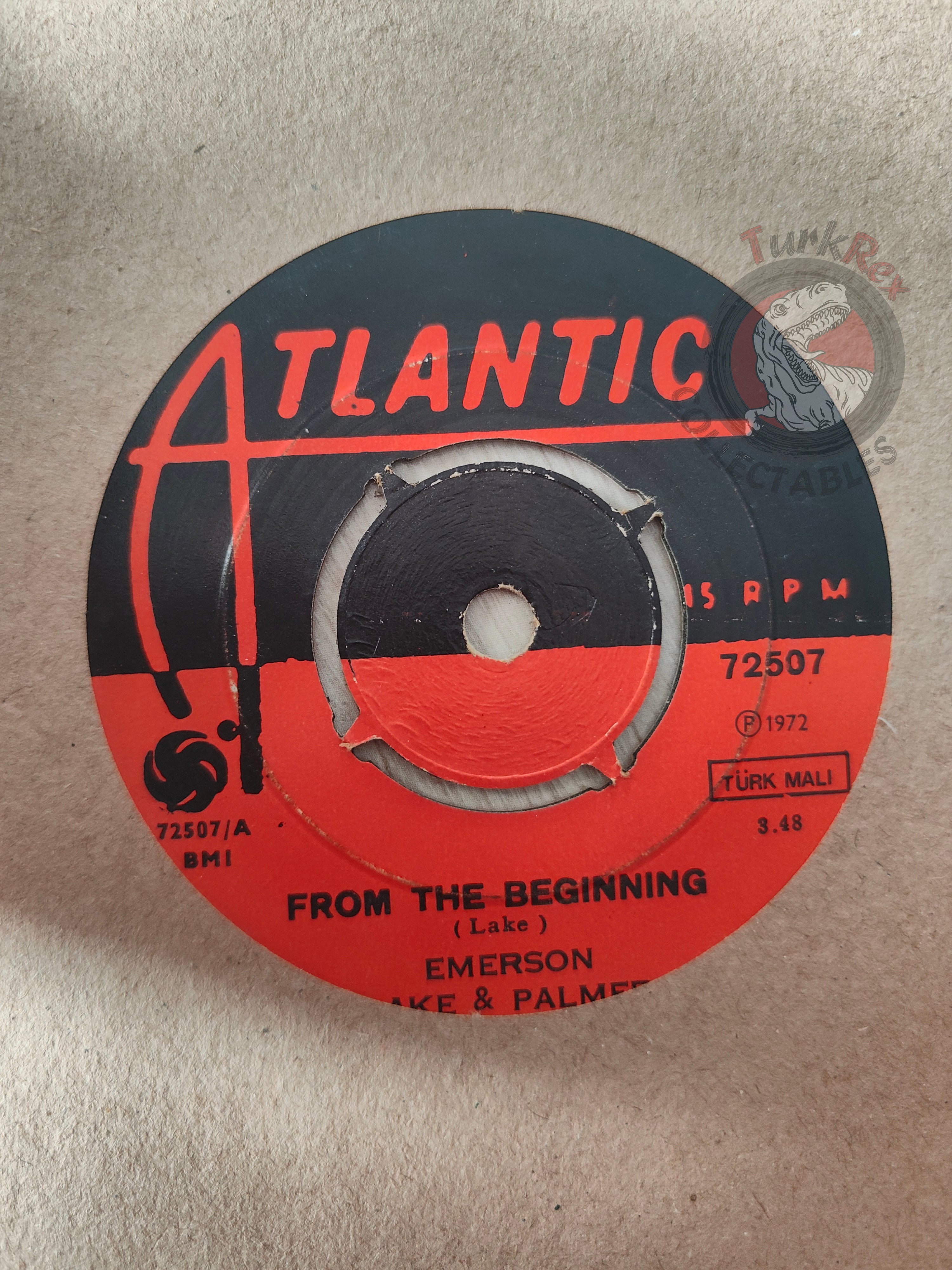 Emerson, Lake & Palmer – From The Beginning 7" Turkish Pressing Vinyl Turkey Edition
