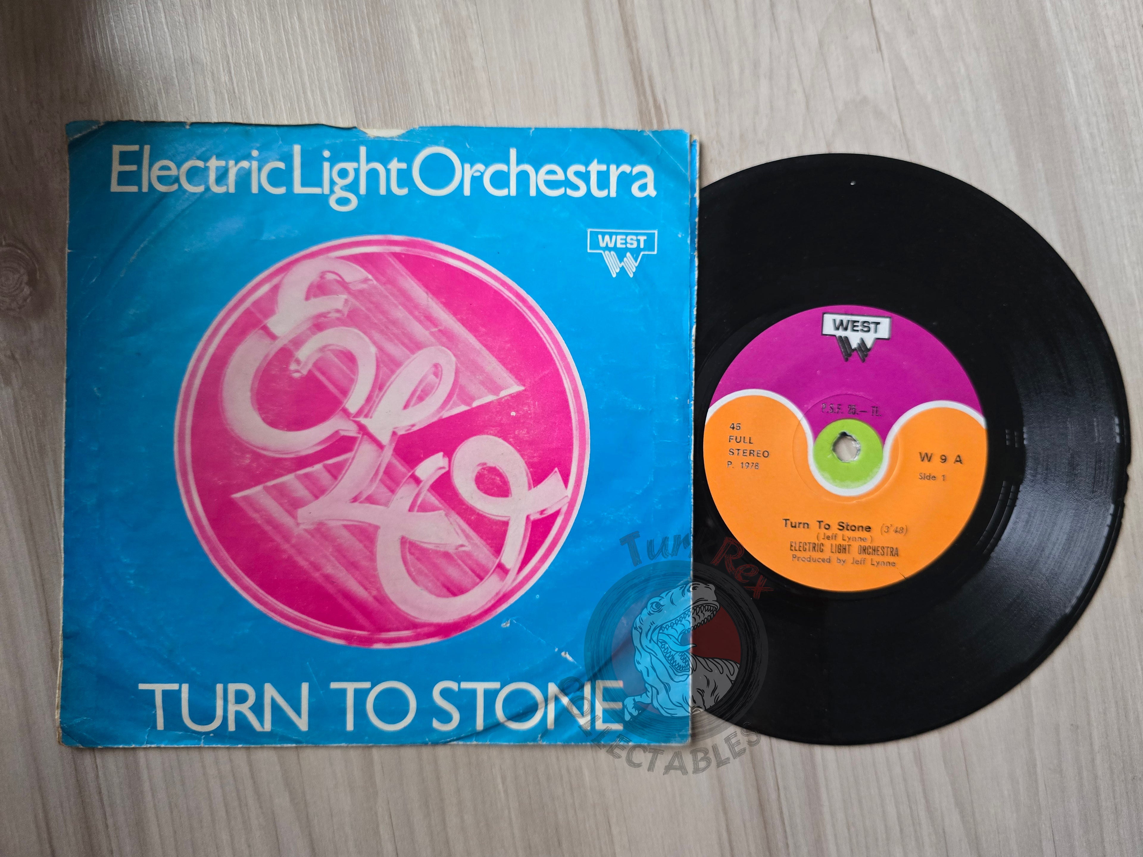 Electric Light Orchestra – Turn To Stone 7" Turkish Pressing Vinyl Turkey Edition