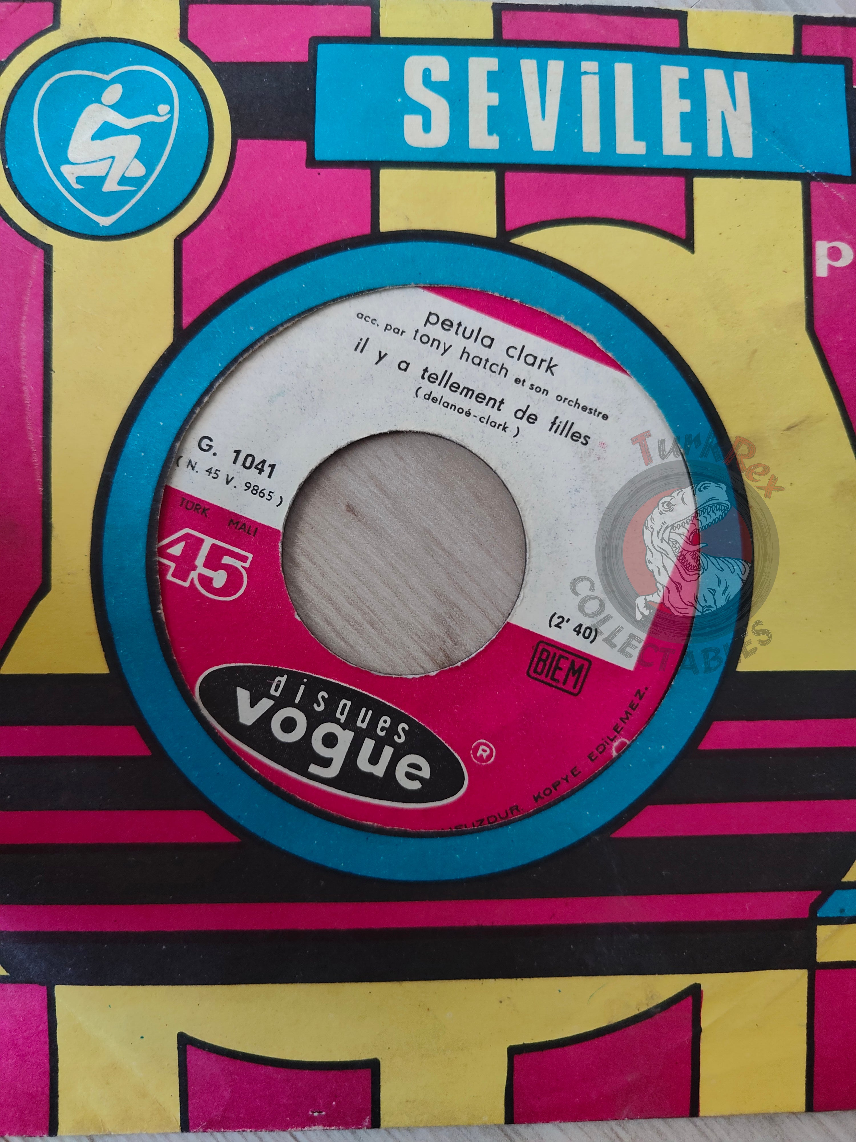 Petula Clark – Chariot 7" Turkish Pressing Vinyl Turkey Edition