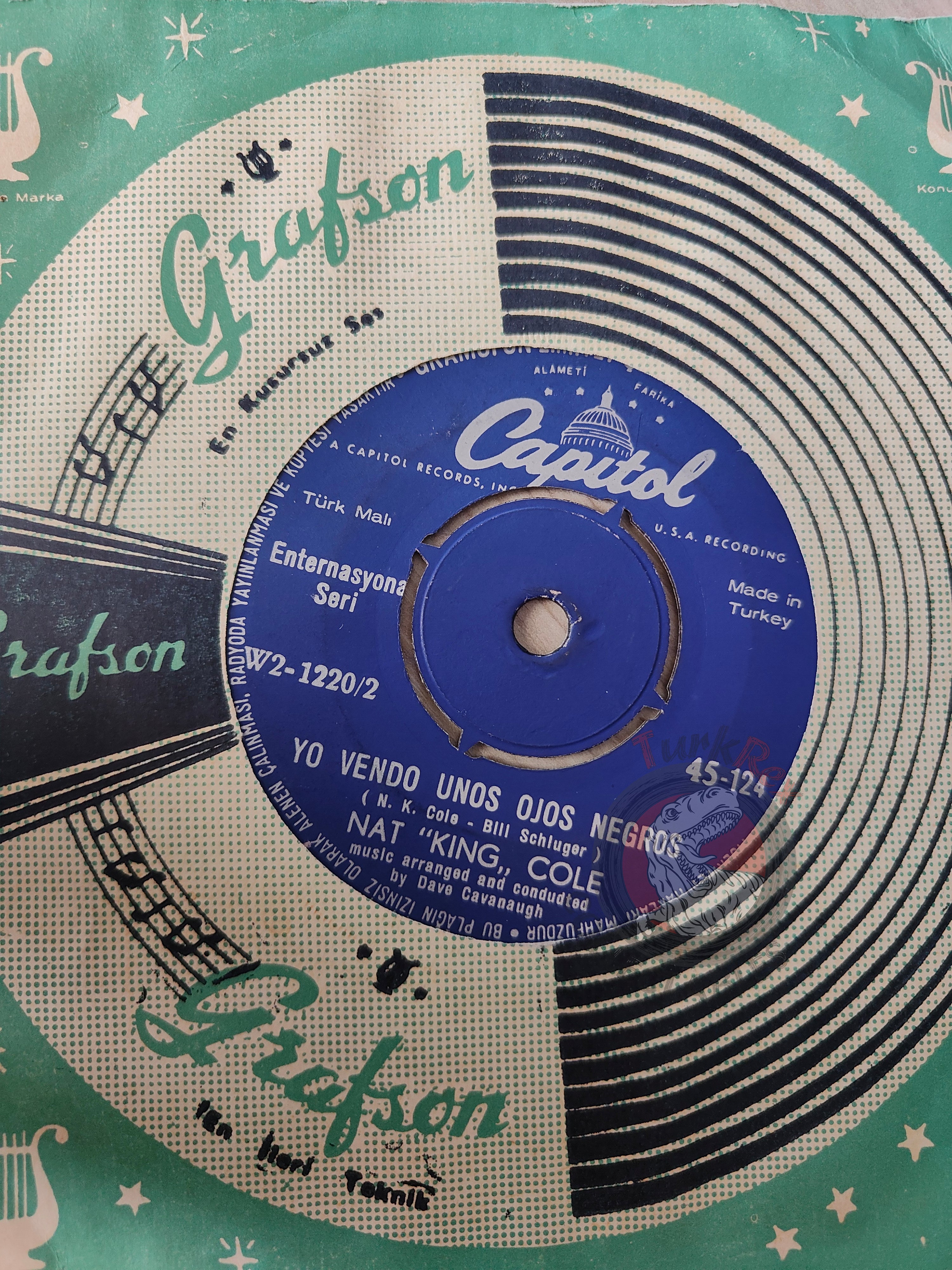 Nat King Cole – Maria Elena 7" Turkish Pressing Vinyl Turkey Edition