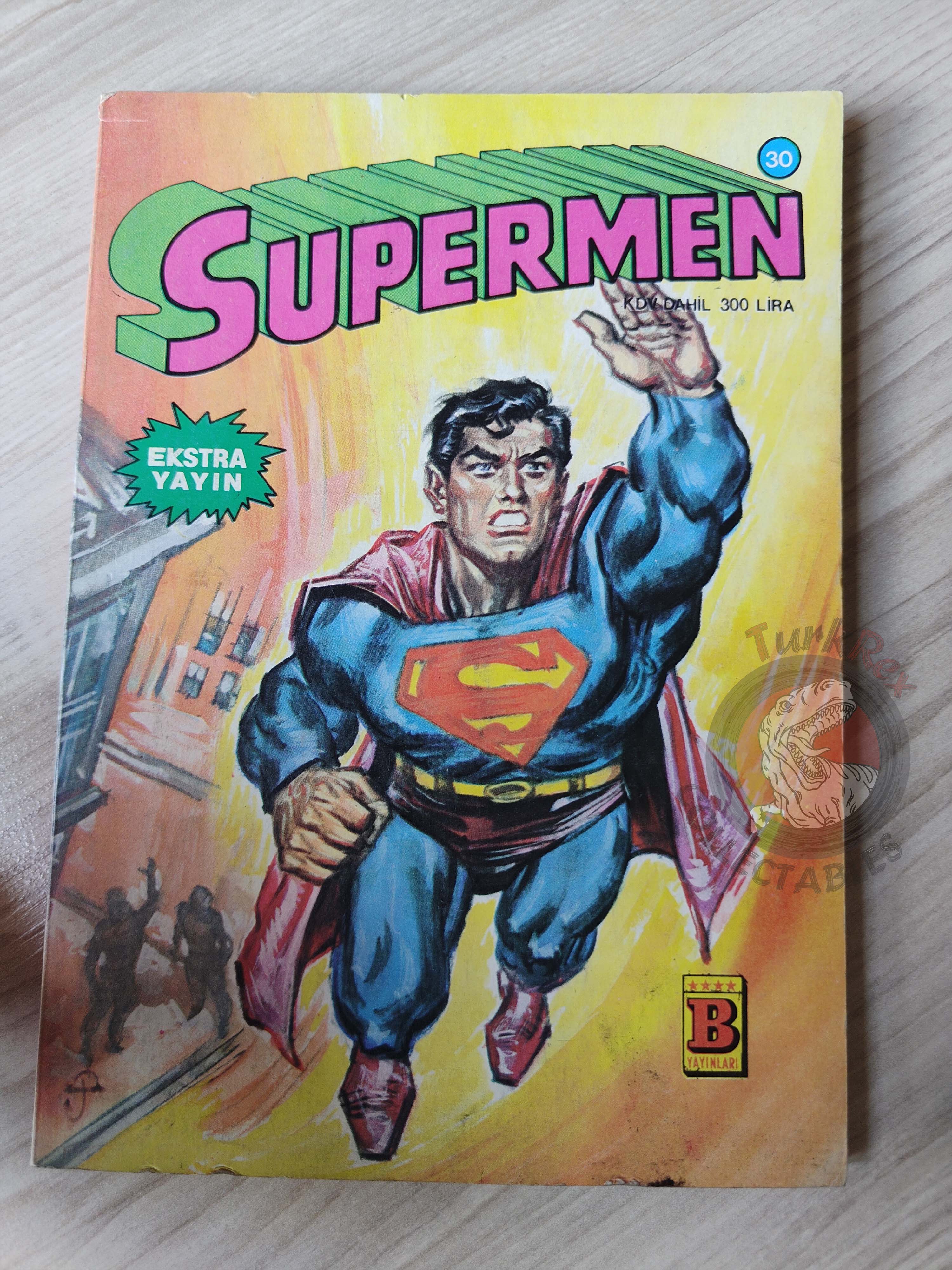 Superman #30 1984 Turkish Comic Turkey Action Comics #513 World Finest Comics #185
