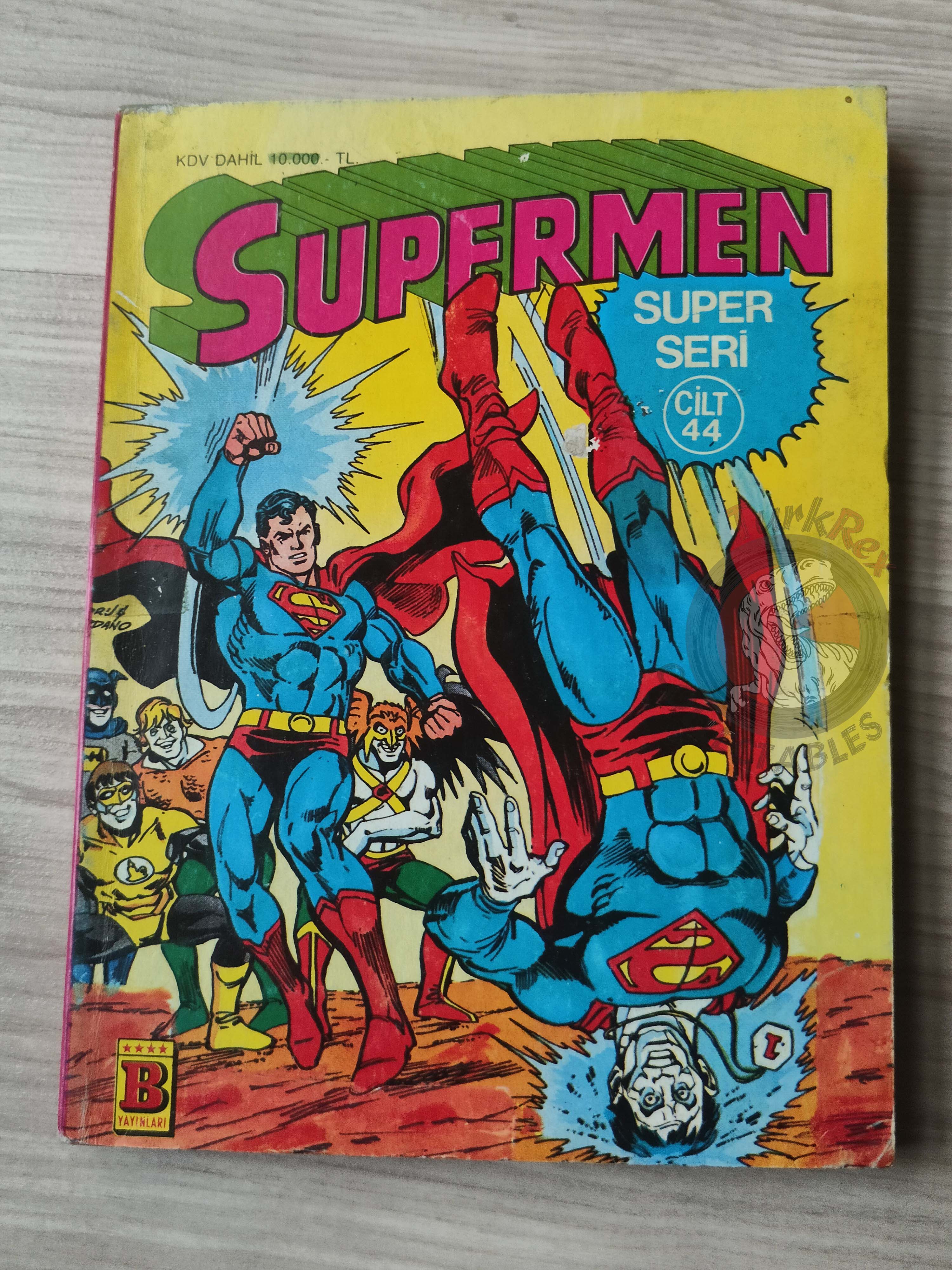 Superman Vol #44 1993 Turkish Comic Turkey #379 #362 #289 DC Comics Presents #64
