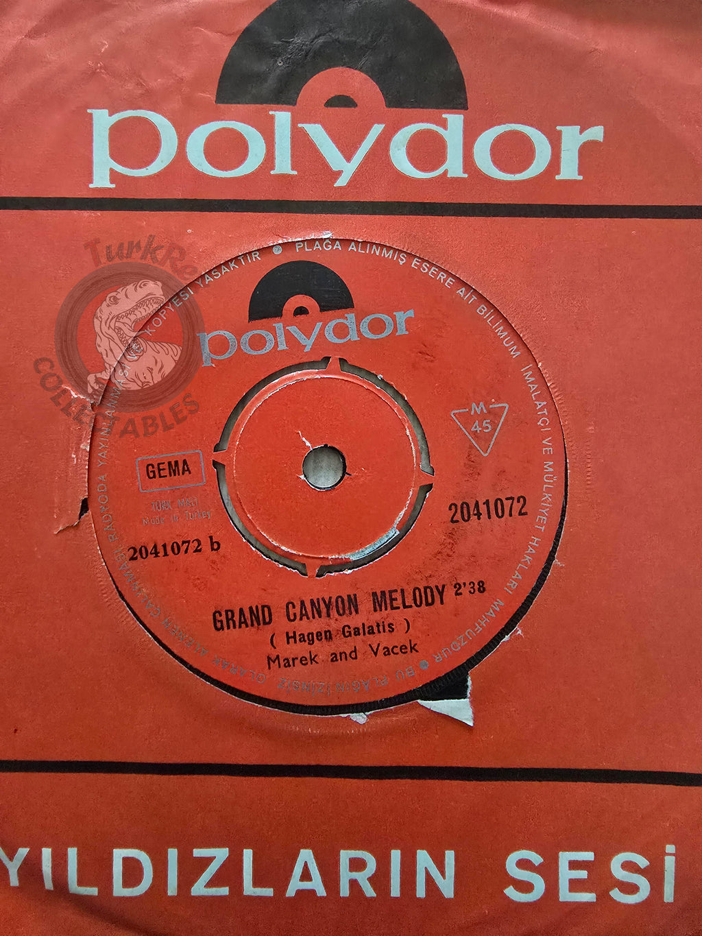Marek & Vacek – Sounds Of Joy 7" Turkish Pressing Vinyl Turkey Edition