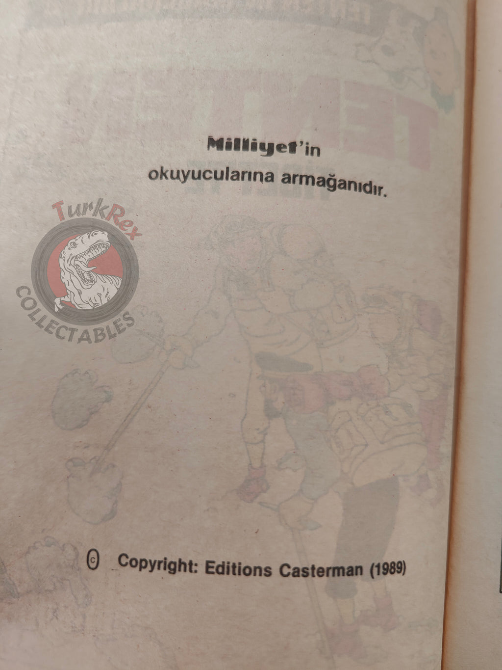 Tintin – Tintin In Tibet 1989 Turkish Edition Comic Turkey