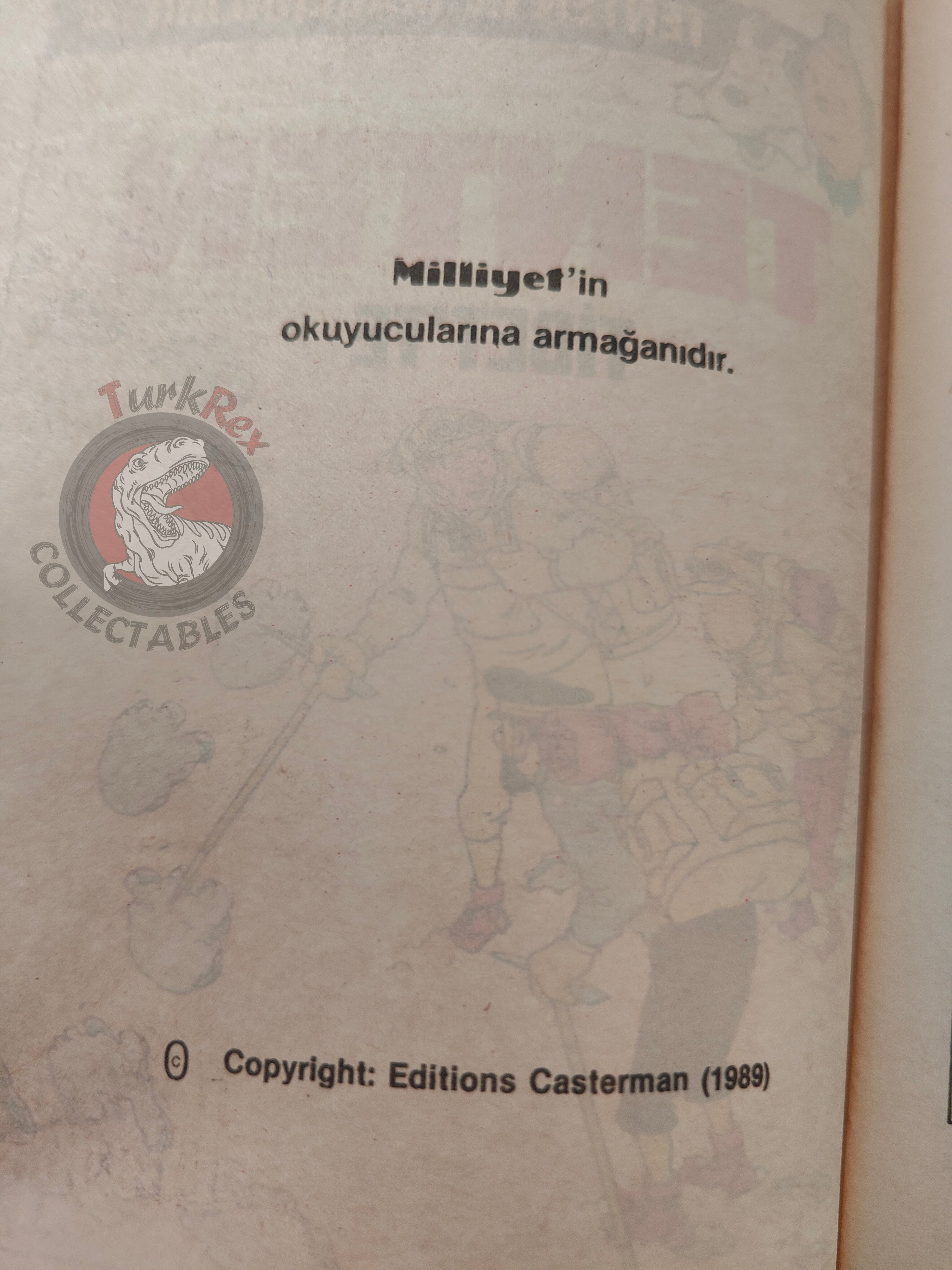 Tintin – Tintin In Tibet 1989 Turkish Edition Comic Turkey