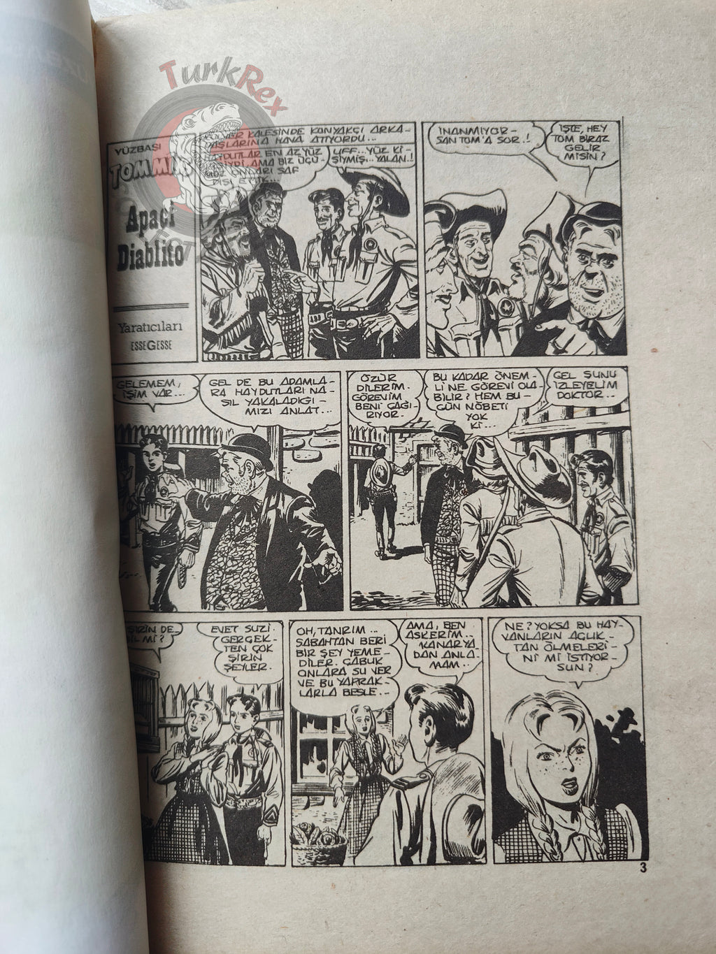 Capitan Miki #1 Diablito, l'apache Turkish Comic Turkey EsseGesse