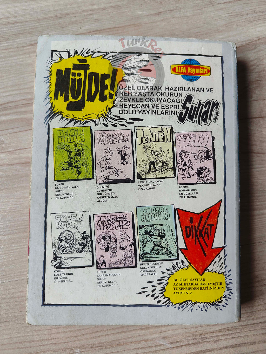 Fantastic Four Special Issue 1989 Turkish Comic Turkey #245 - #258