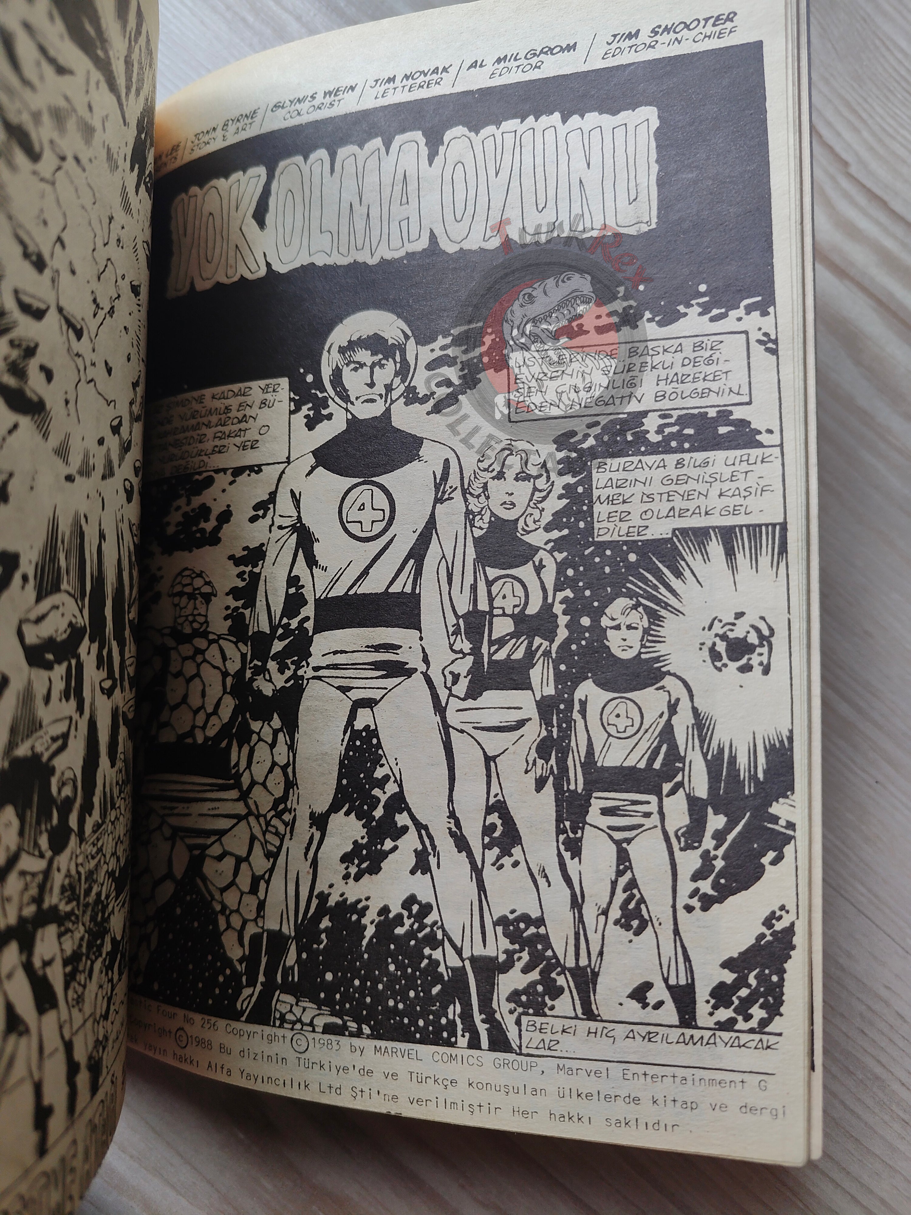 Fantastic Four Special Issue 1989 Turkish Comic Turkey #245 - #258