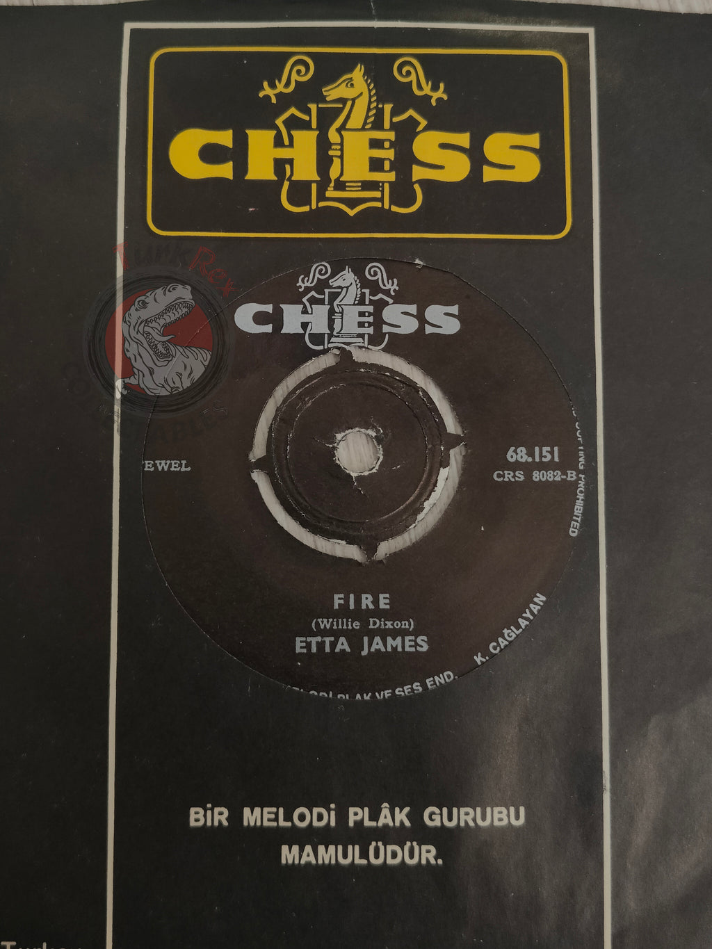 Etta James – You Got It / Fire 7" Turkish Pressing Vinyl Turkey Edition