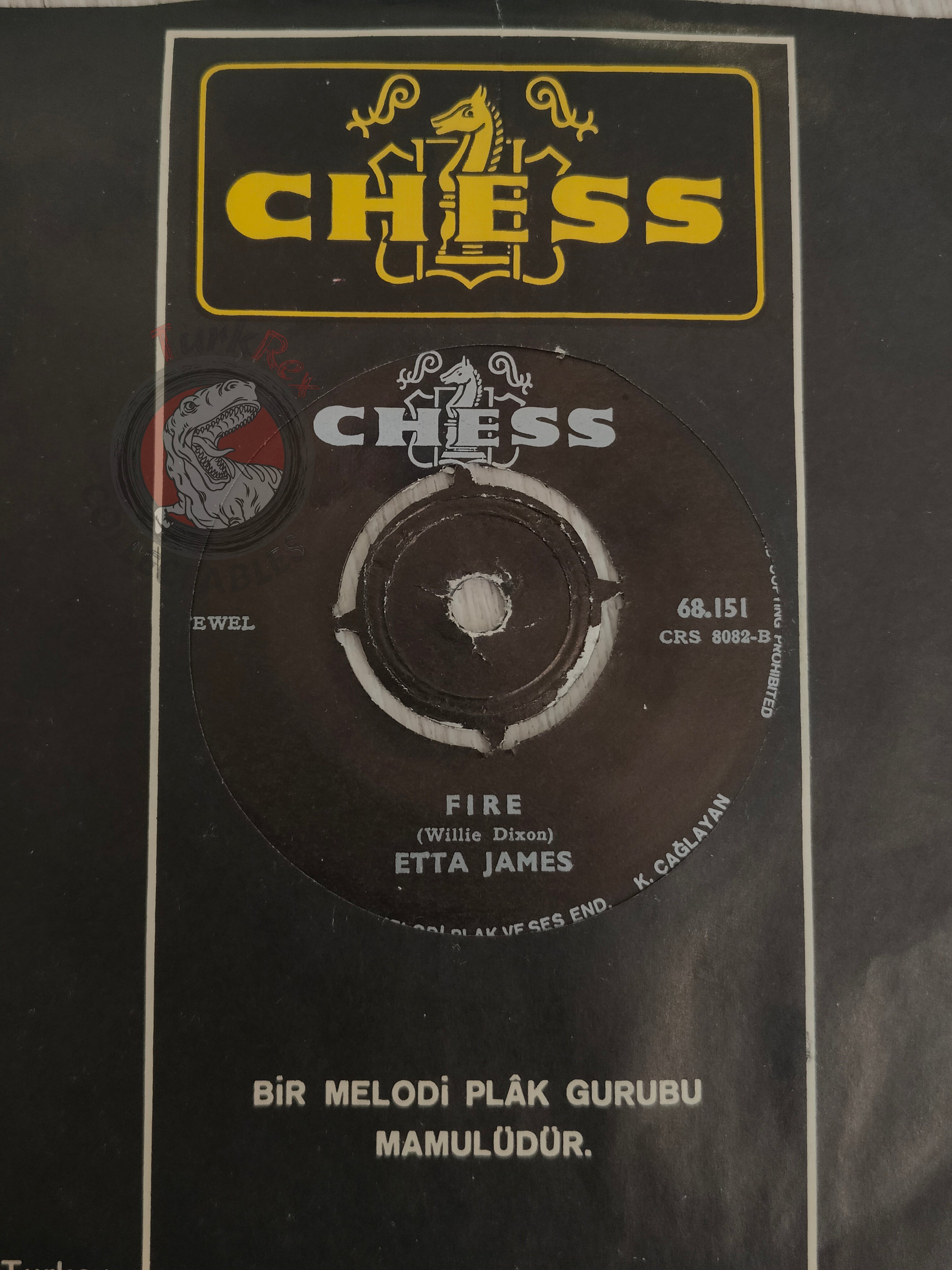 Etta James – You Got It / Fire 7" Turkish Pressing Vinyl Turkey Edition