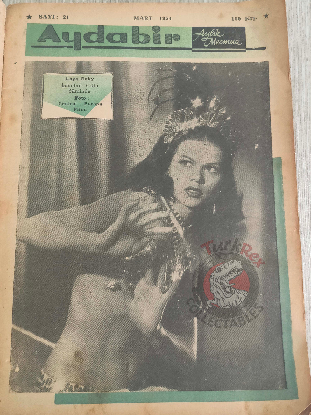 Ayda Bir 1954 The Academy Awards Oscar Turkish Mag Turkey Laya Raki Janet Leigh Tony Curtis Rhonda Fleming