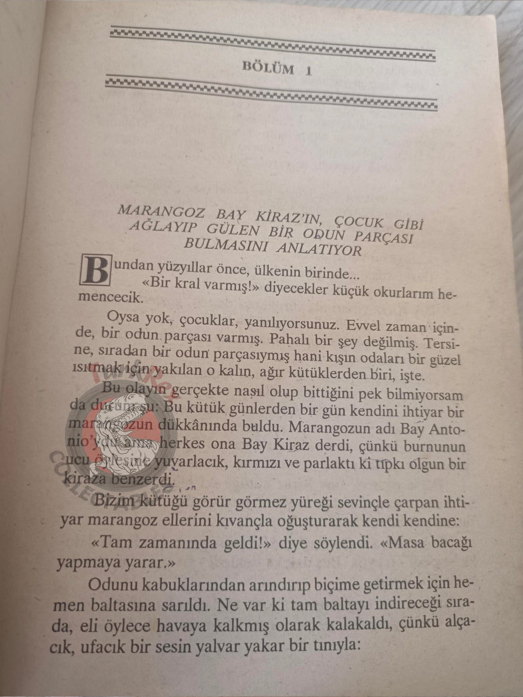 Carlo Collodi – Pinocchio 1991 Turkish Book Turkey Illustrated Naiad Einsel