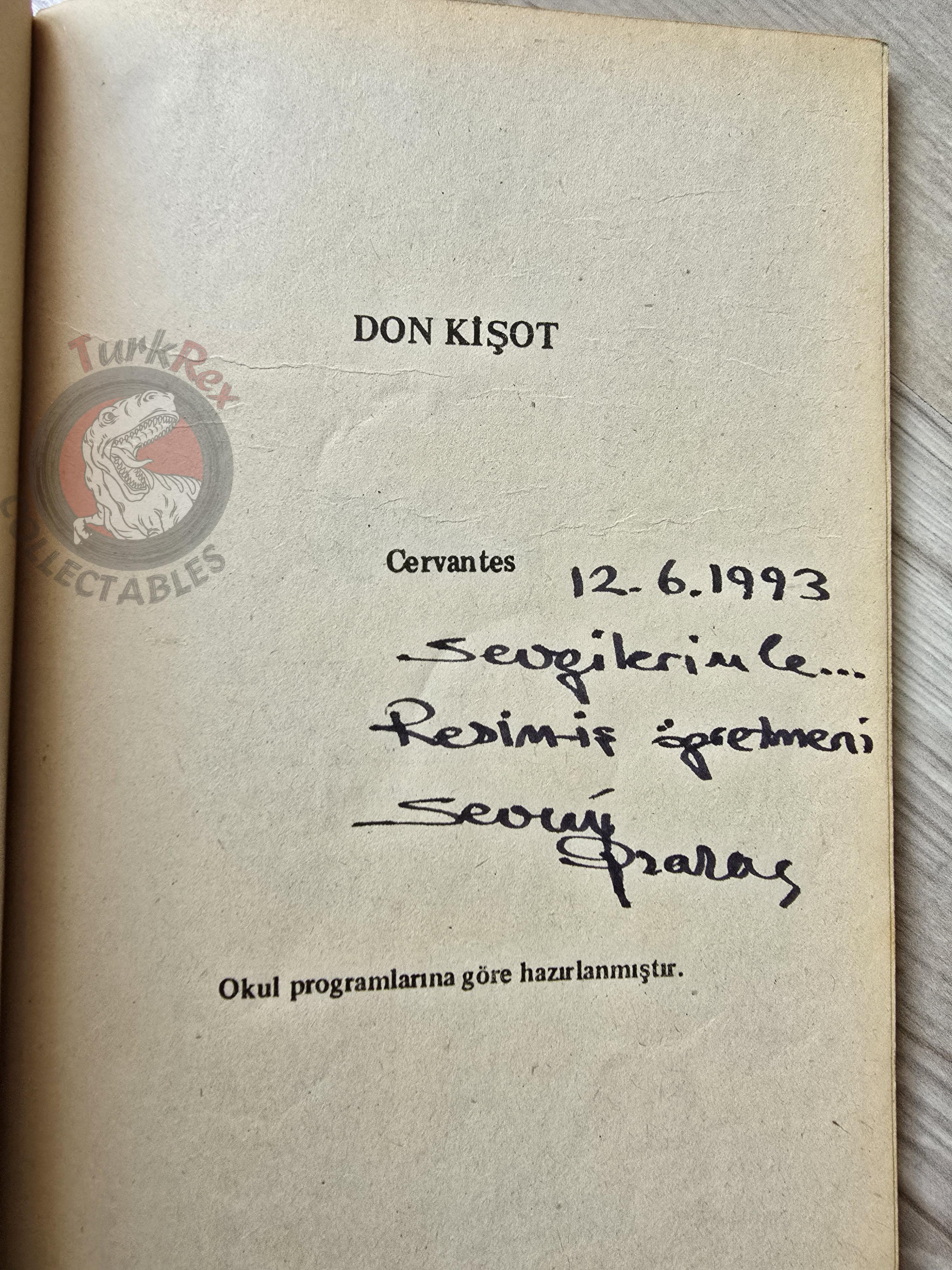 Miguel de Cervantes – Don Quixote 1990s Turkish Book Turkey