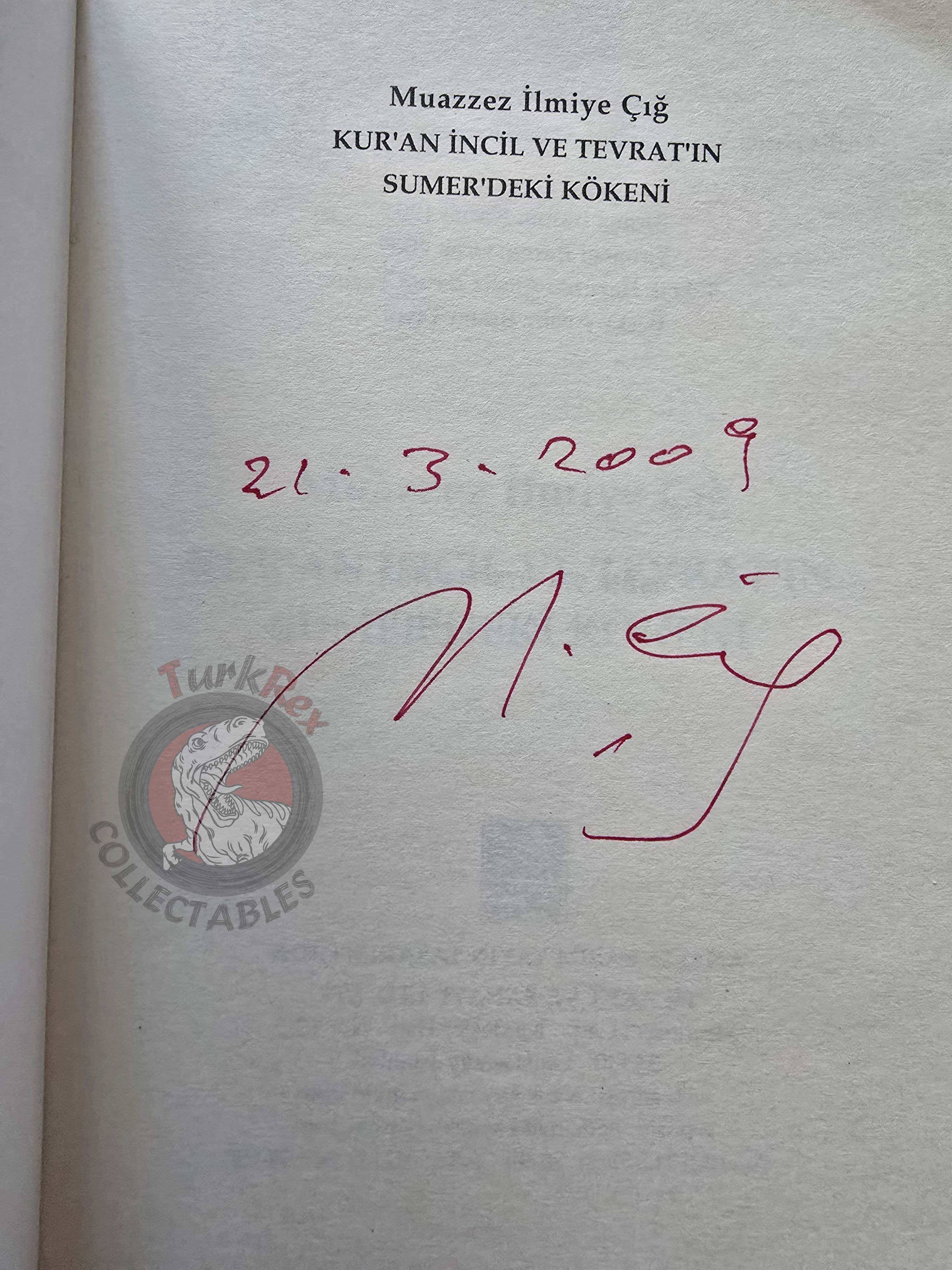 Muazzez İlmiye Çığ – The Sumerian Origin of the Koran, the Bible and the Torah 2008 Turkish Book Turkey
