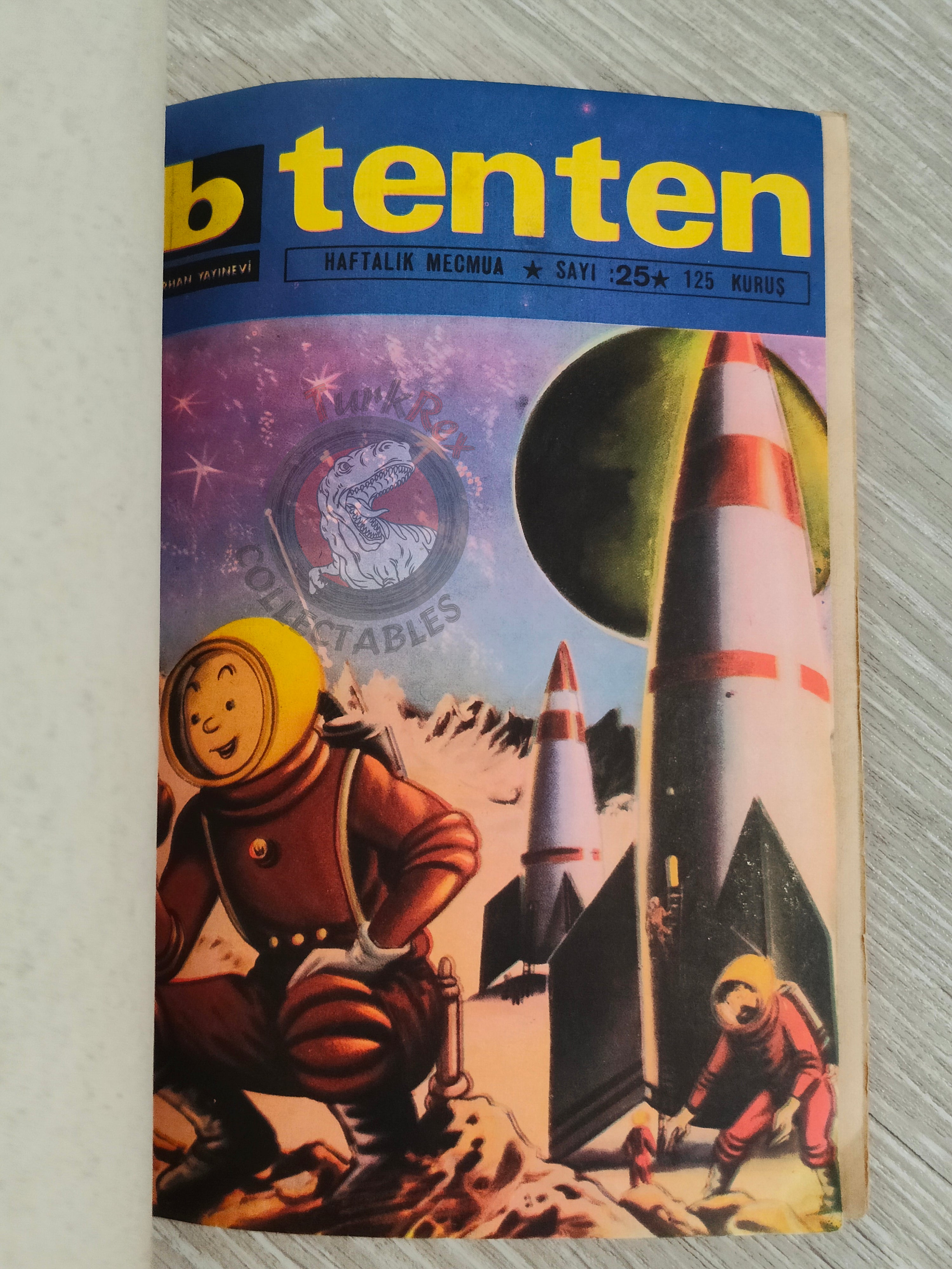 Tintin – Destination Moon 1972 Turkish Edition Comic Turkey