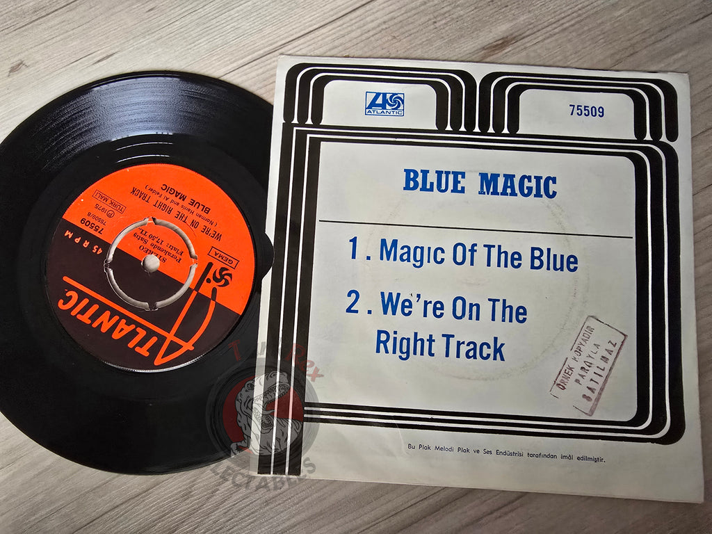 Blue Magic – Magic Of The Blue 7" Turkish Pressing Vinyl Turkey Edition Promo