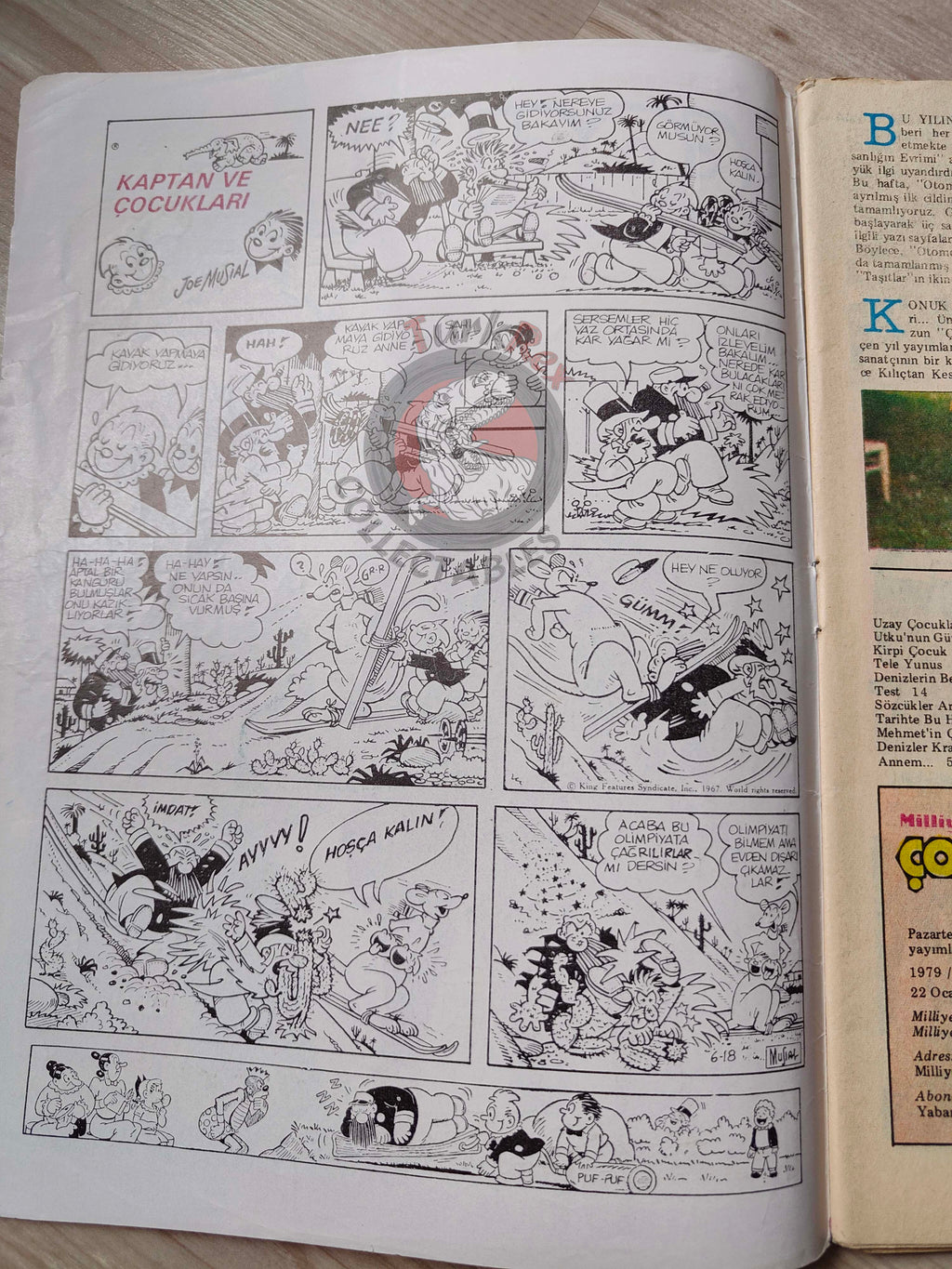 Milliyet Çocuk #4 1979 Turkish Comic Turkey Joyas Literarias Juveniles #76 Emilio Salgari