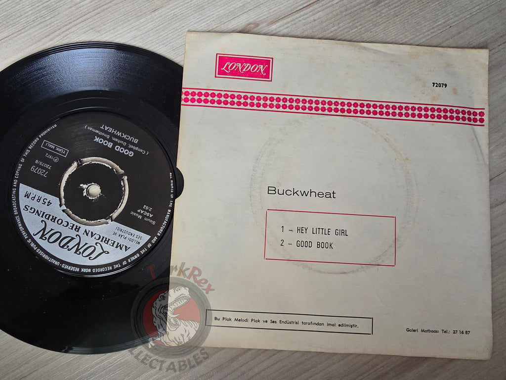 Buckwheat – Hey Little Girl 7" Turkish Pressing Vinyl Turkey Edition Promo