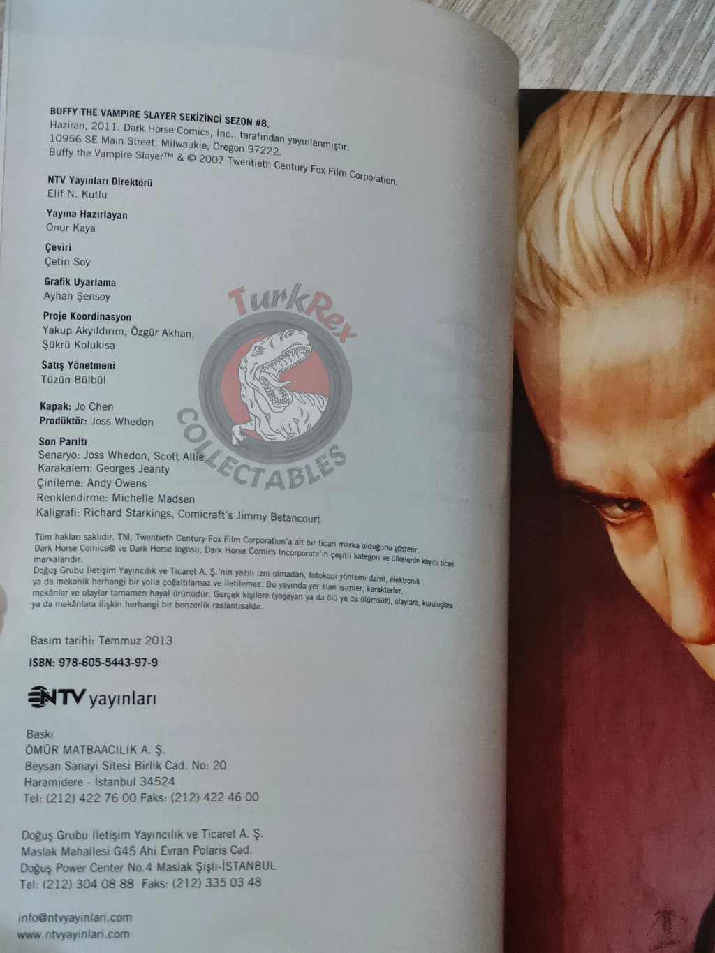 Buffy the Vampire Slayer Season 8  –  Volume #8 Turkish Comic Turkey