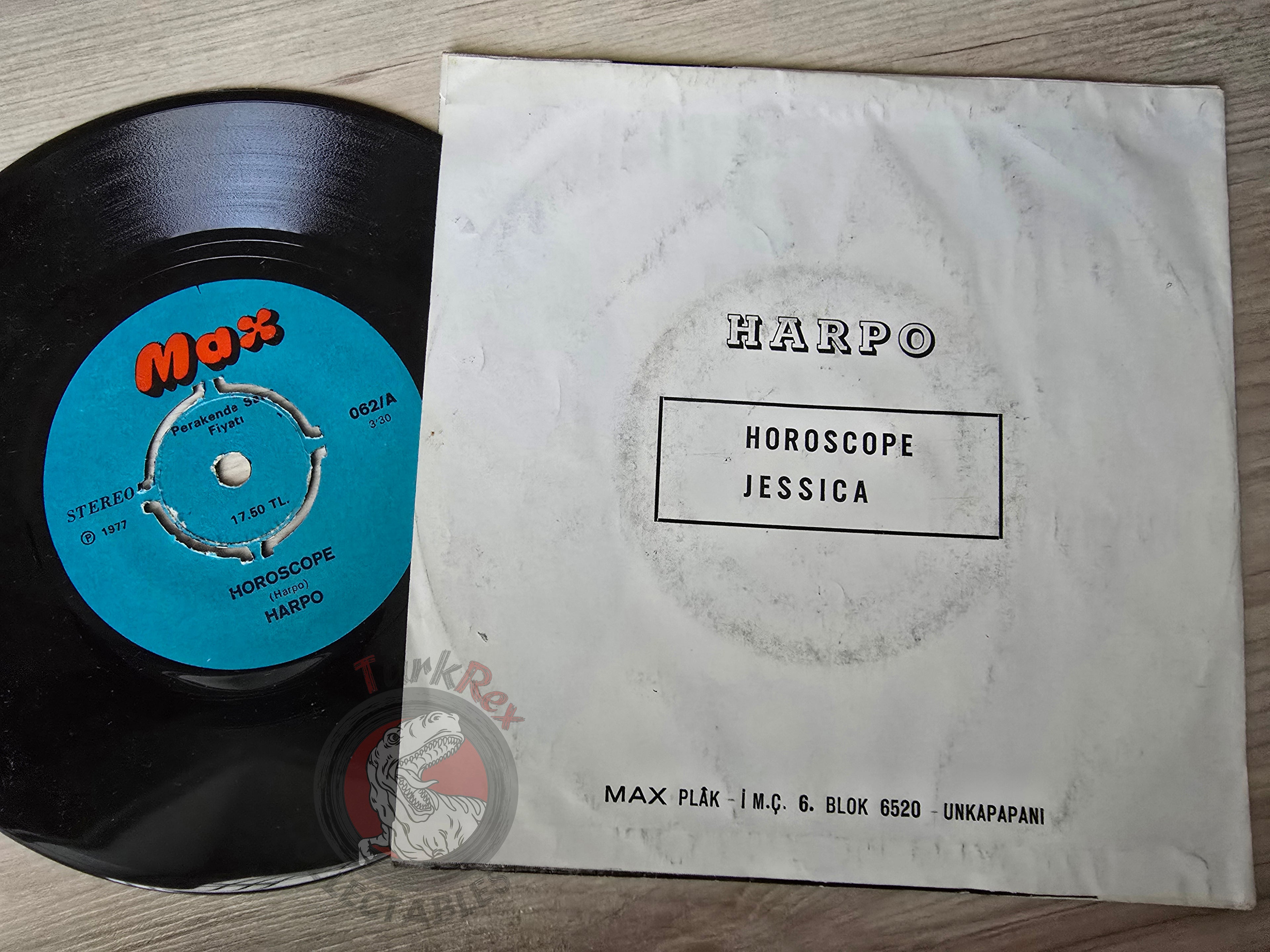 Harpo – Horoscope / Jessica 7" Turkish Pressing Vinyl Turkey Edition