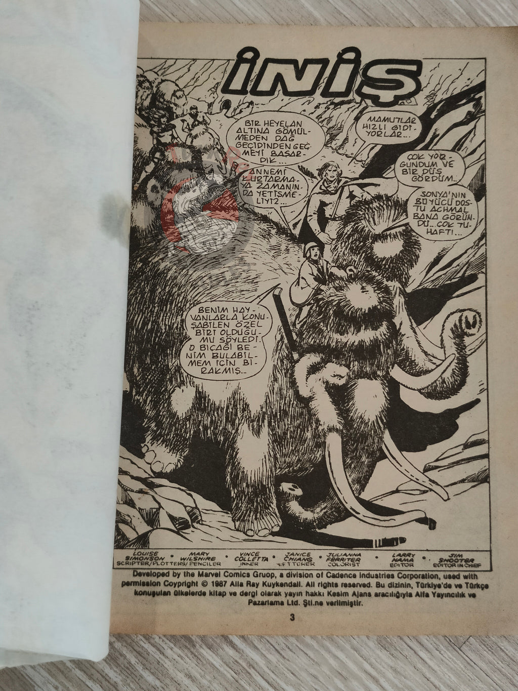 Red Sonja #12 1987 Turkish Comic Turkey Cover #11 - #12 Indiana Jones #18 #23