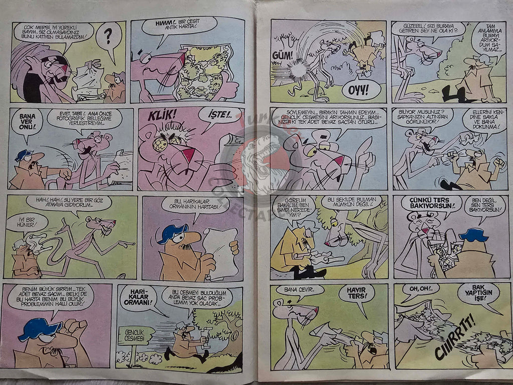 The Pink Panther 70s Turkish Comic Turkey Milliyet Çocuk