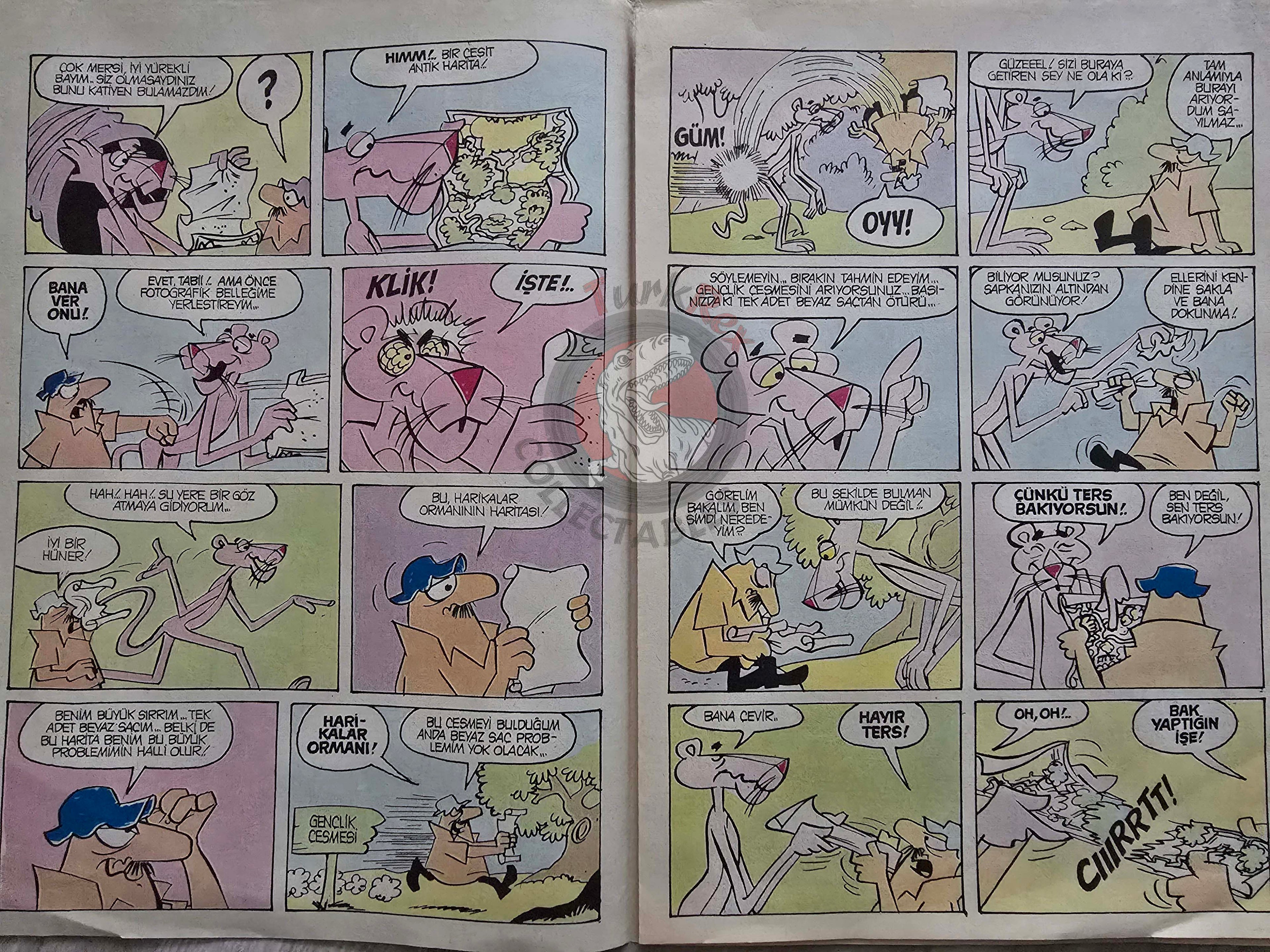The Pink Panther 70s Turkish Comic Turkey Milliyet Çocuk