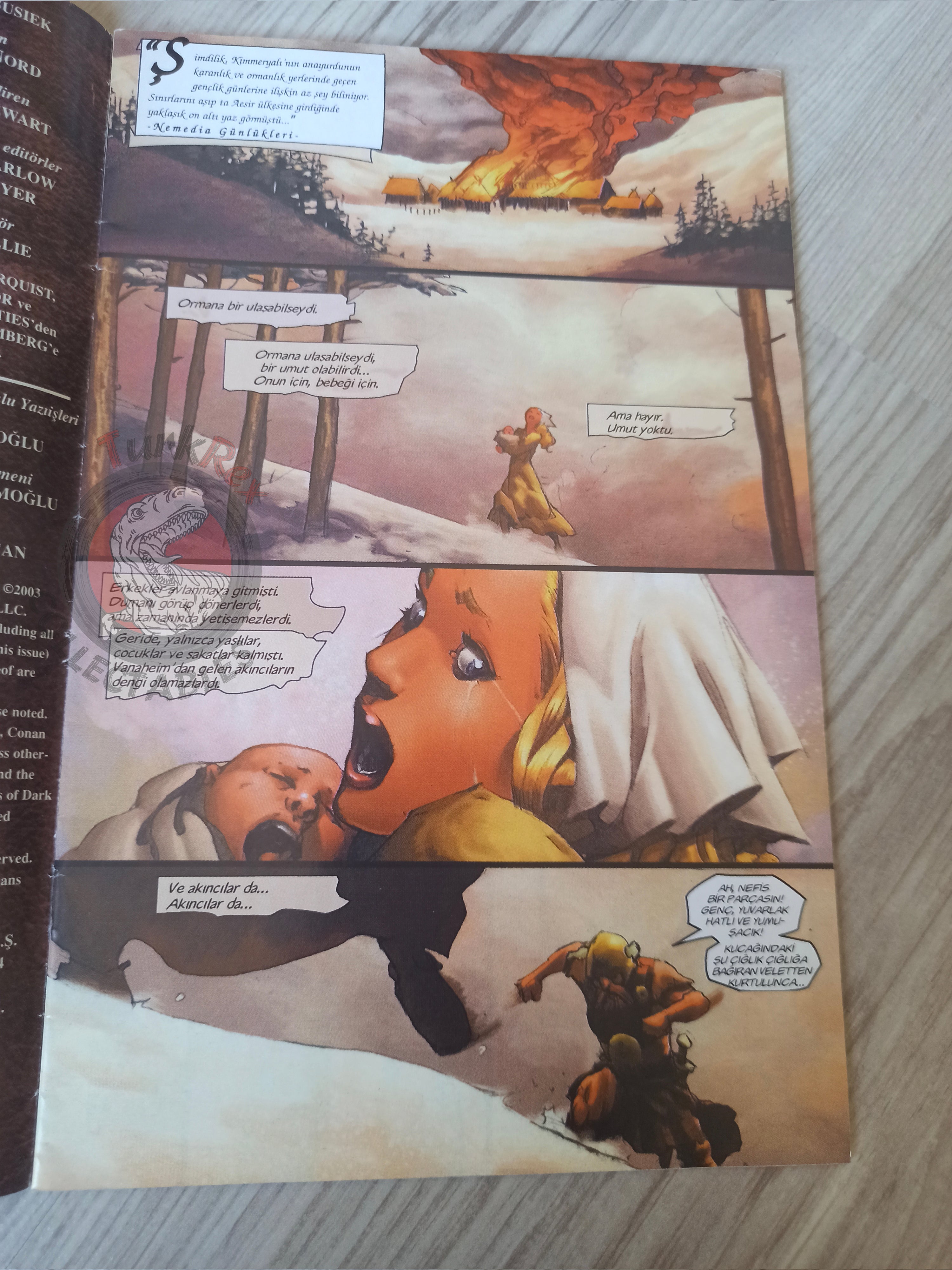 Conan the Legend #1 Turkish Comic Turkey Dark Horse Comics