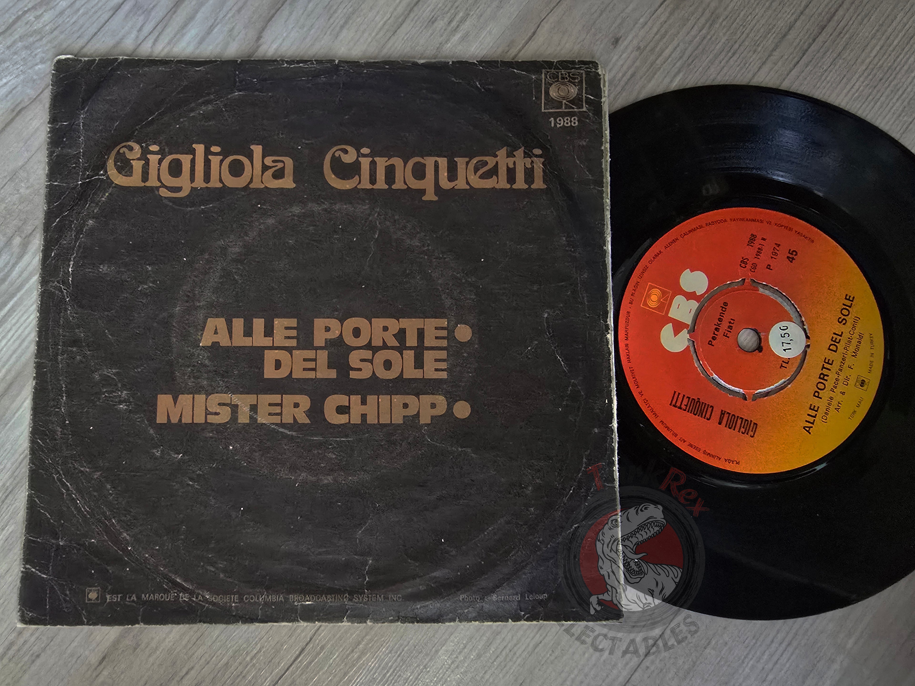 Gigliola Cinquetti – Alle Porte Del Sole 7" Turkish Pressing Vinyl Turkey Edition