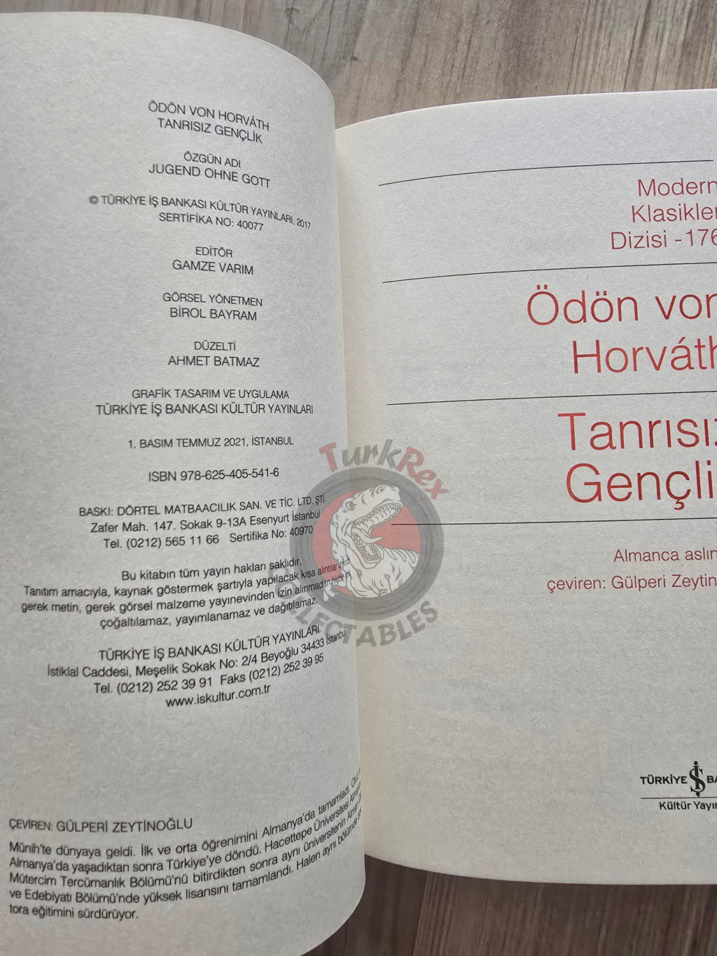 Ödön von Horváth – Jugend Ohne Gott 2021 Turkish Book Turkey