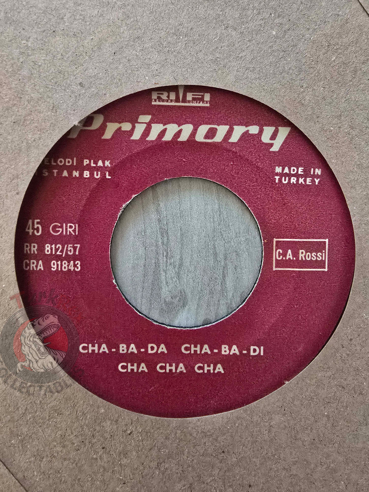 Michelino E Il Suo Complesso – Brigitte Bardot 7" Turkish Pressing Vinyl Turkey Edition