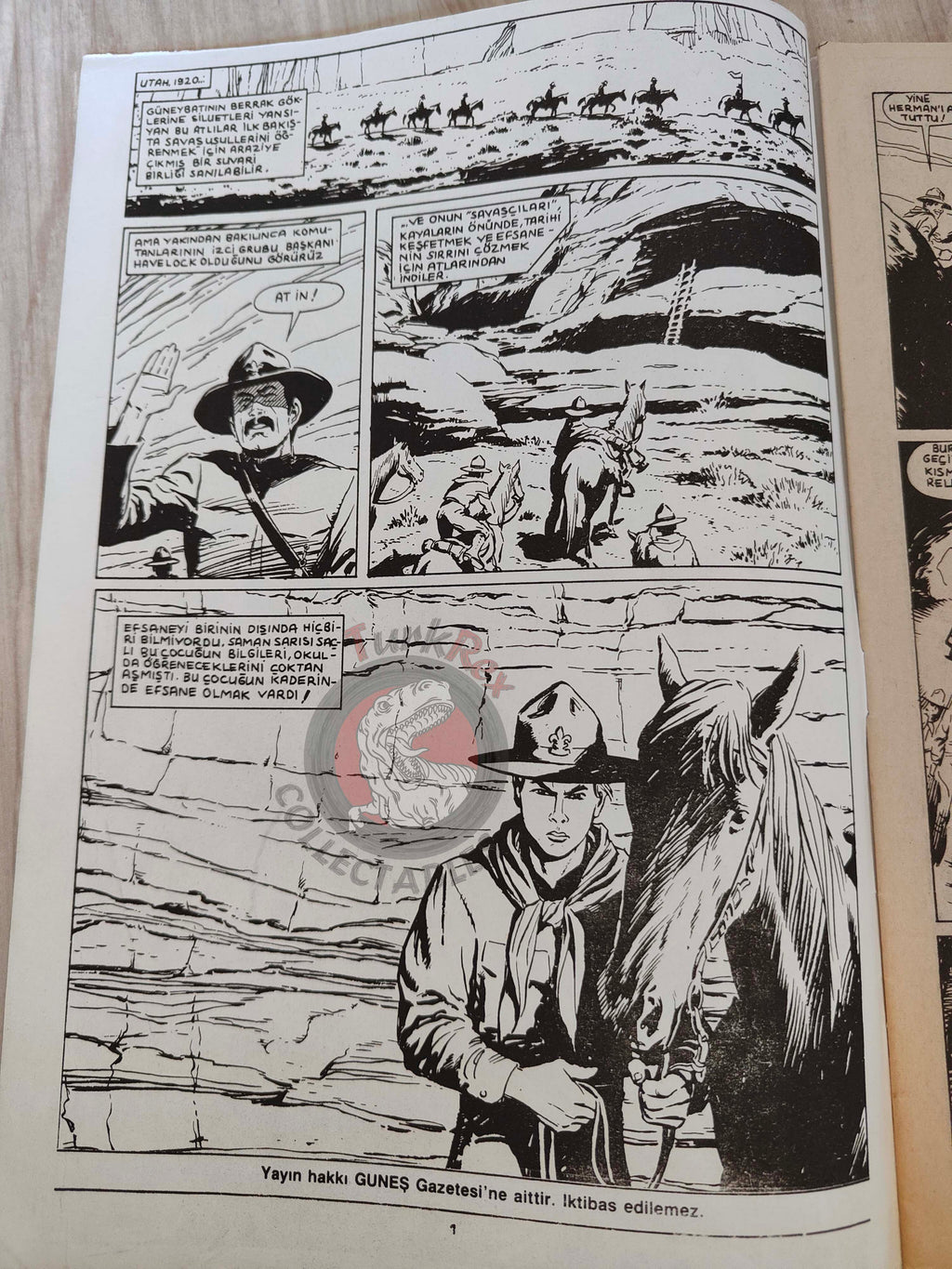 Indiana Jones #1 1989 Turkish Comic Turkey and the Last Crusade