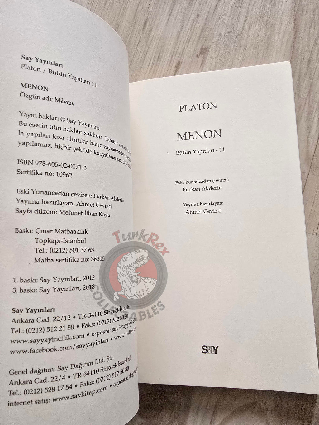 Plato – Meno 2018 Turkish Book Turkey