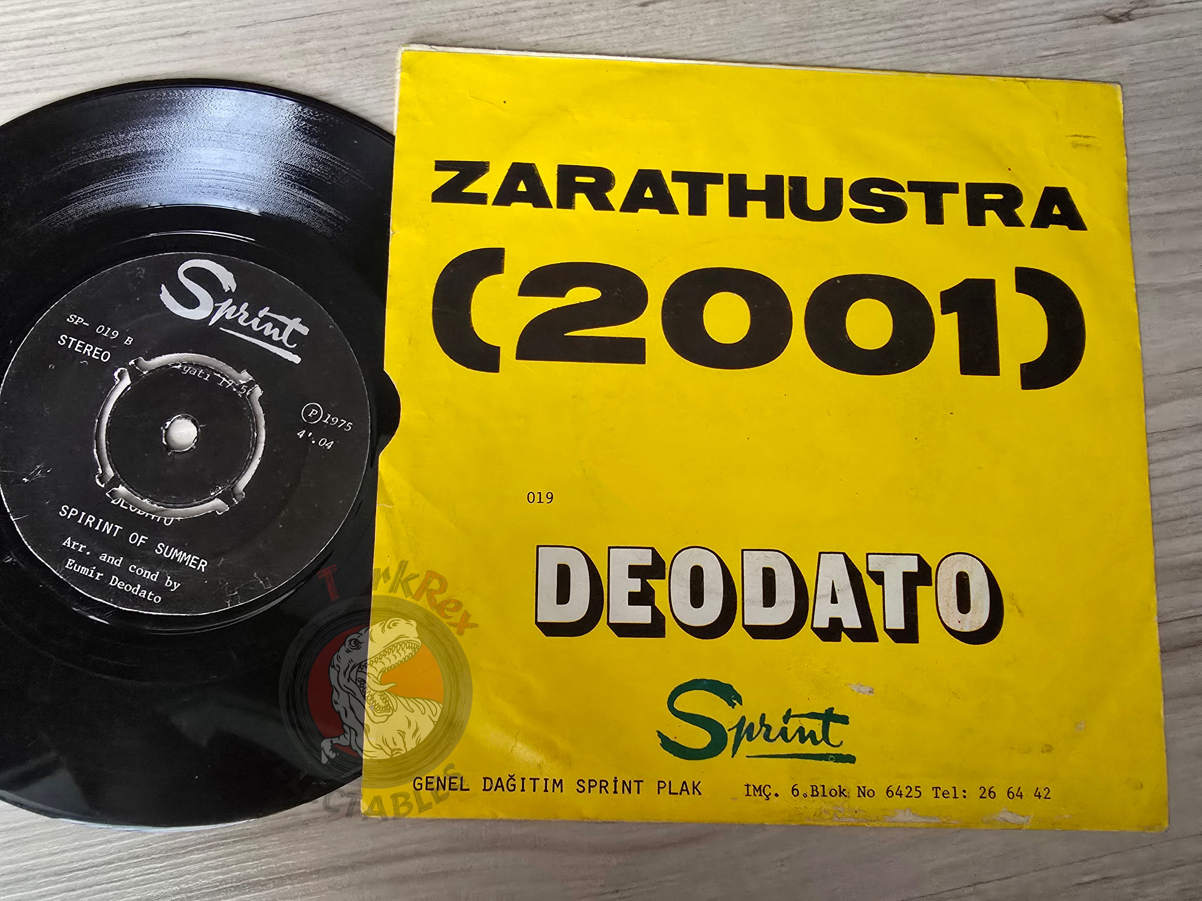 Deodato – Zarathustra (2001) 7" Turkish Pressing Vinyl Turkey Edition