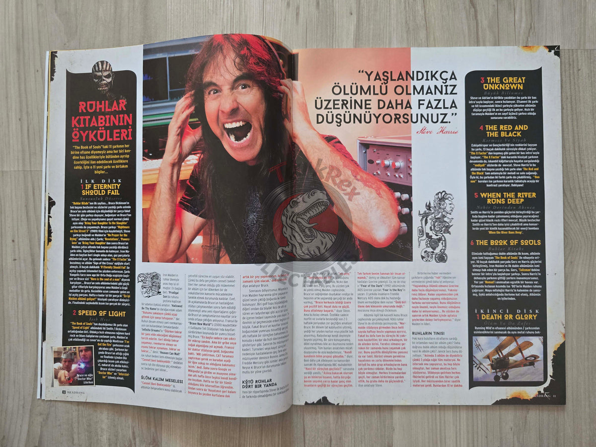 Headbang 2015 Iron Maiden Turkish Mag Turkey Queensrÿche Avatar Korn Pantera Black Sabbath