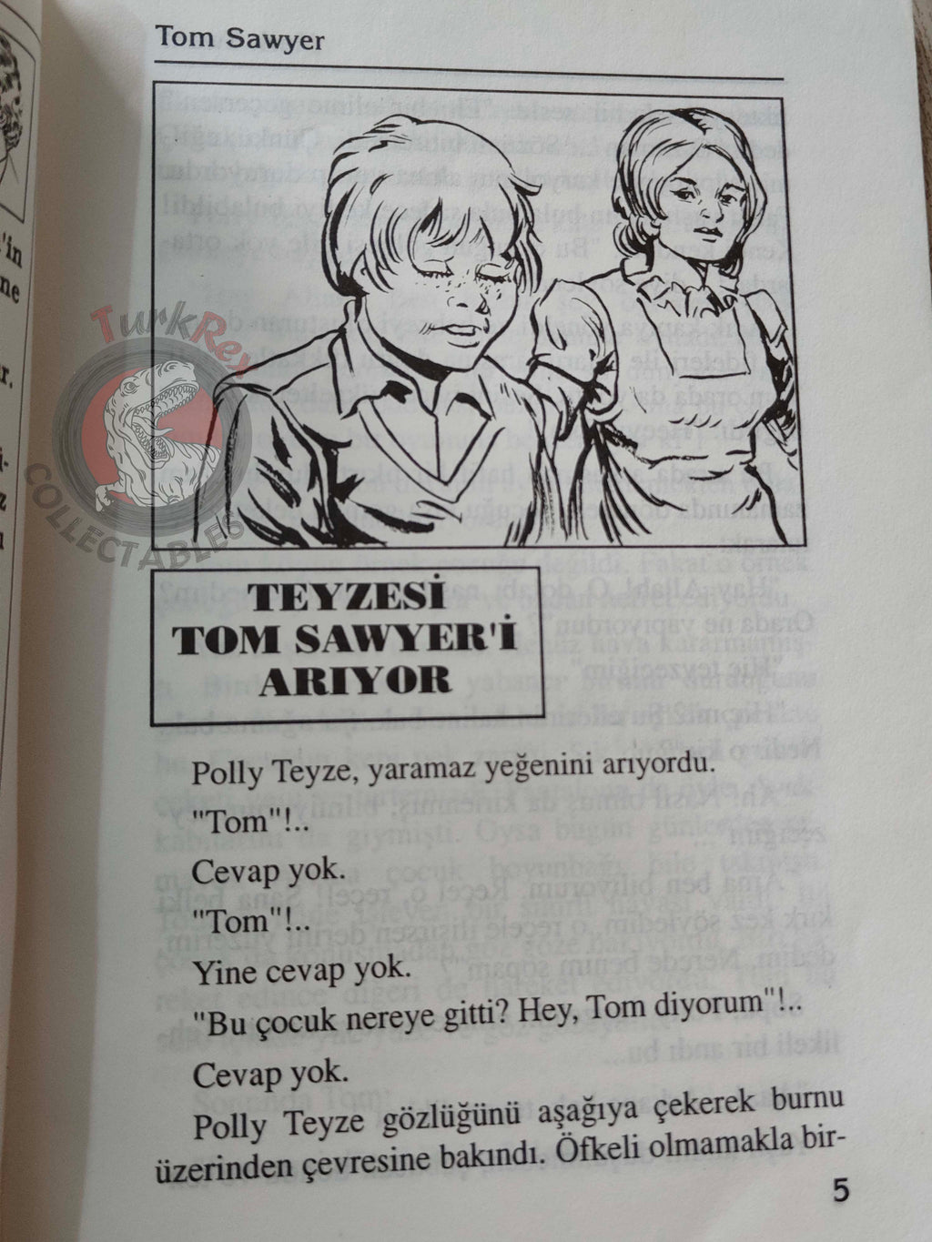 Mark Twain – Tom Sawyer 1997 Turkish Book Turkey Illustrated