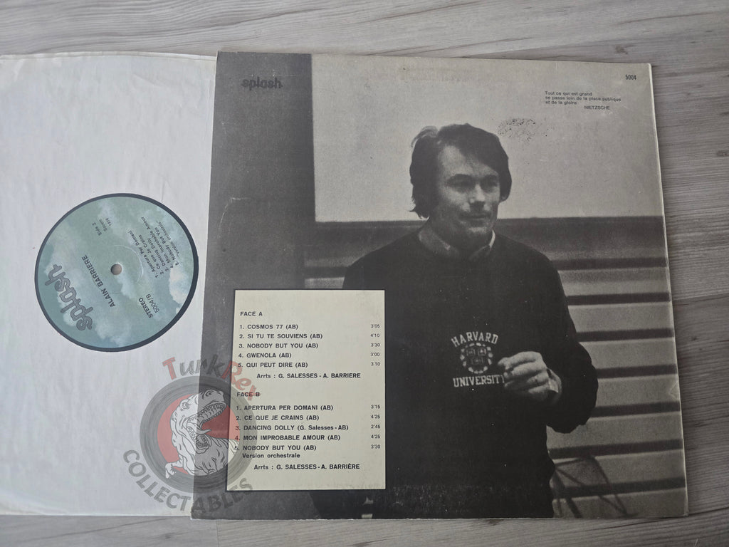 Alain Barrière – Alain Barrière Turkish Pressing Vinyl Turkey Edition