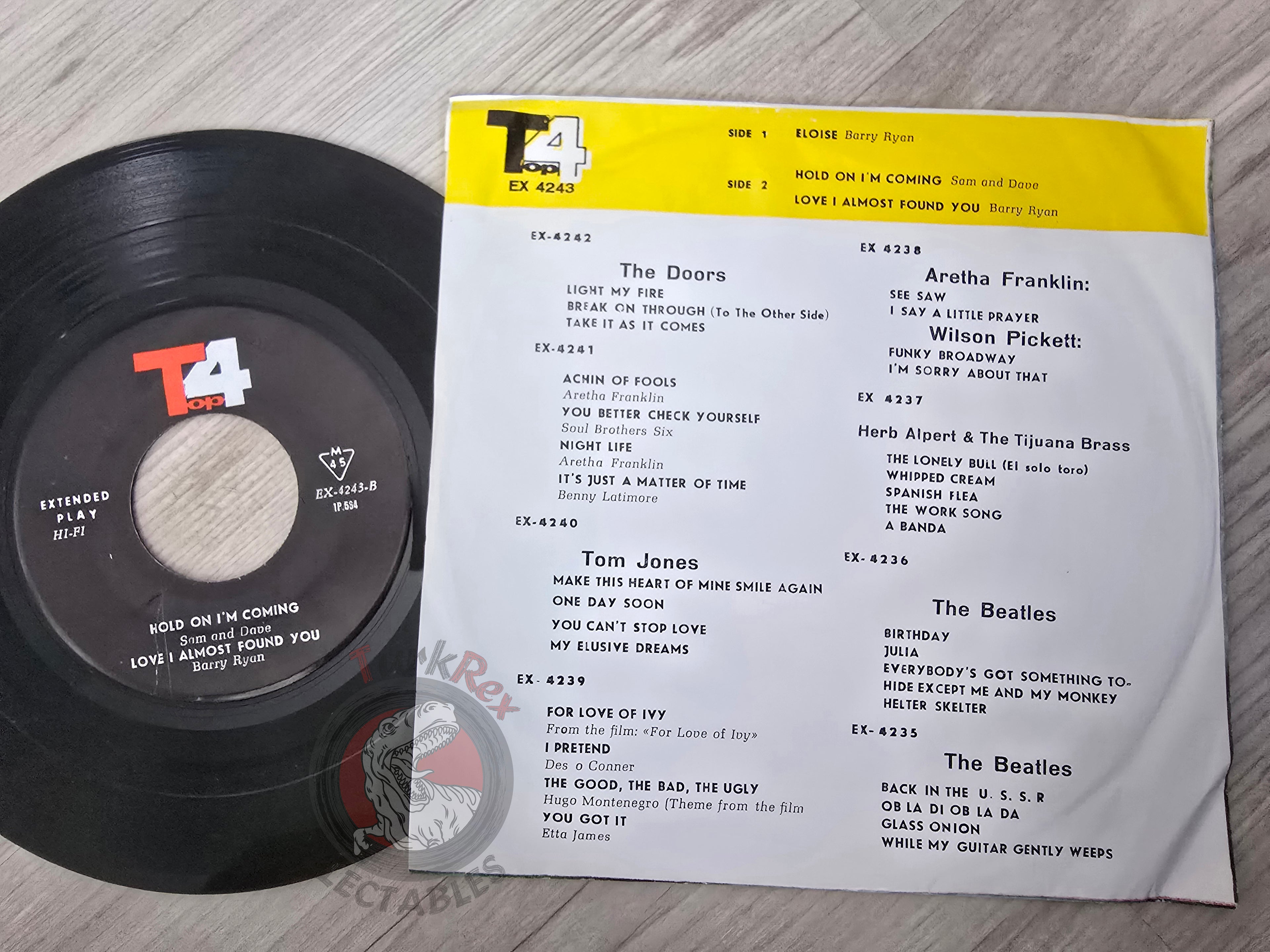 Sam And Dave / Barry Ryan  – Eloise 7" Iran Pressing Vinyl Iranian Edition
