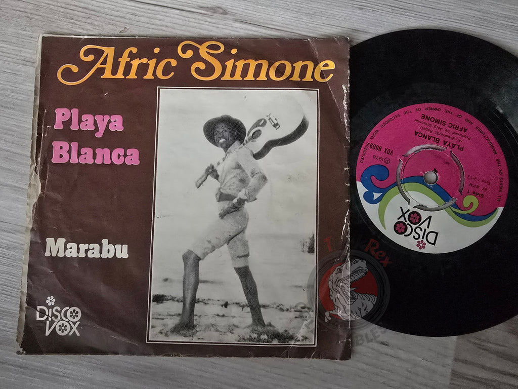 Afric Simone – Playa Blanca 7" Turkish Pressing Vinyl Turkey Edition